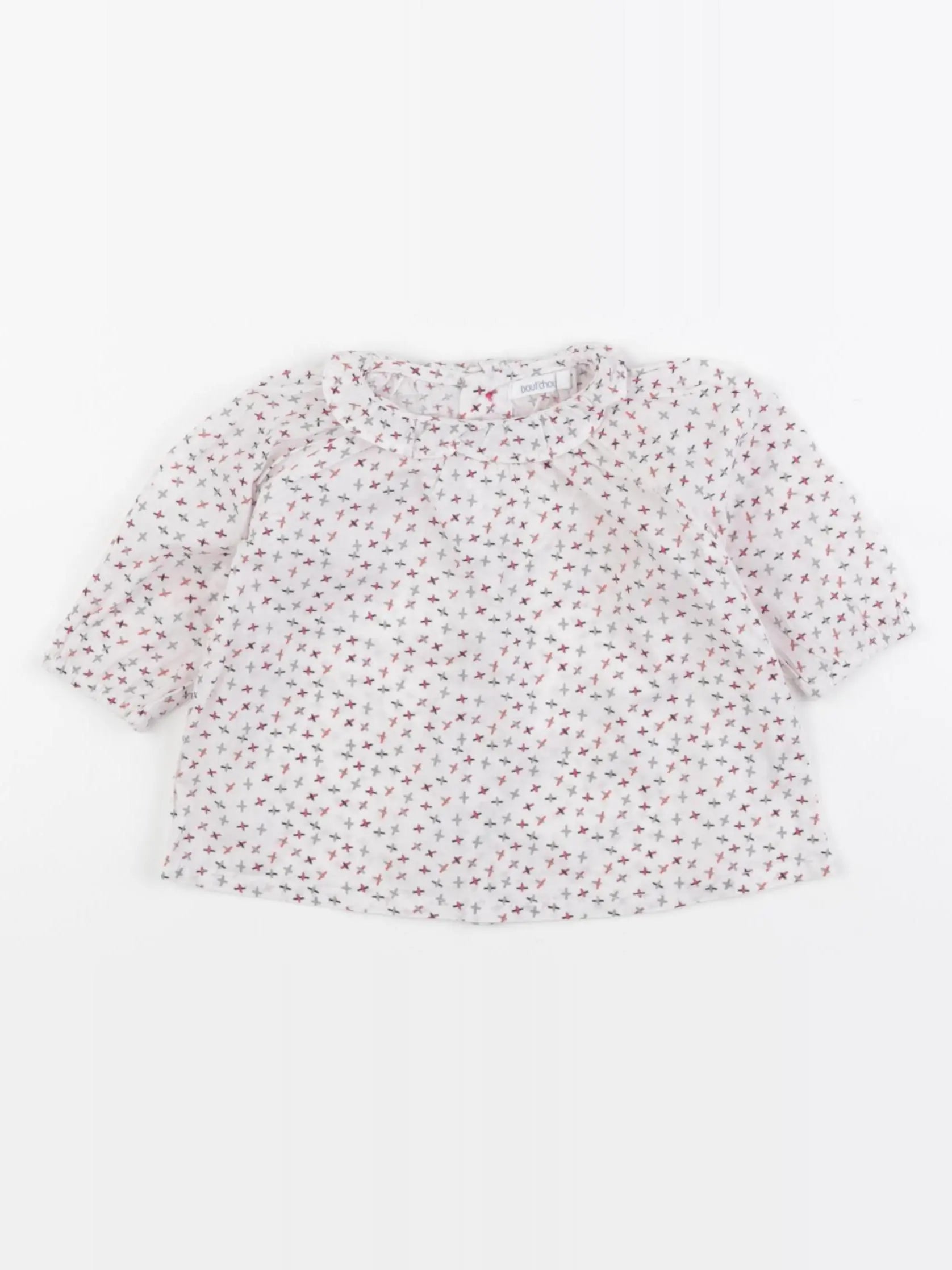 Boutchou - blouse multicolore - 3 mois