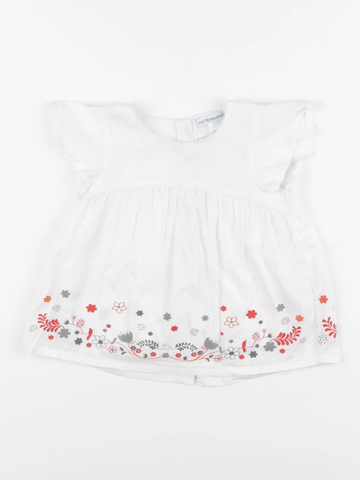 Vertbaudet - robe blanc - 24 mois