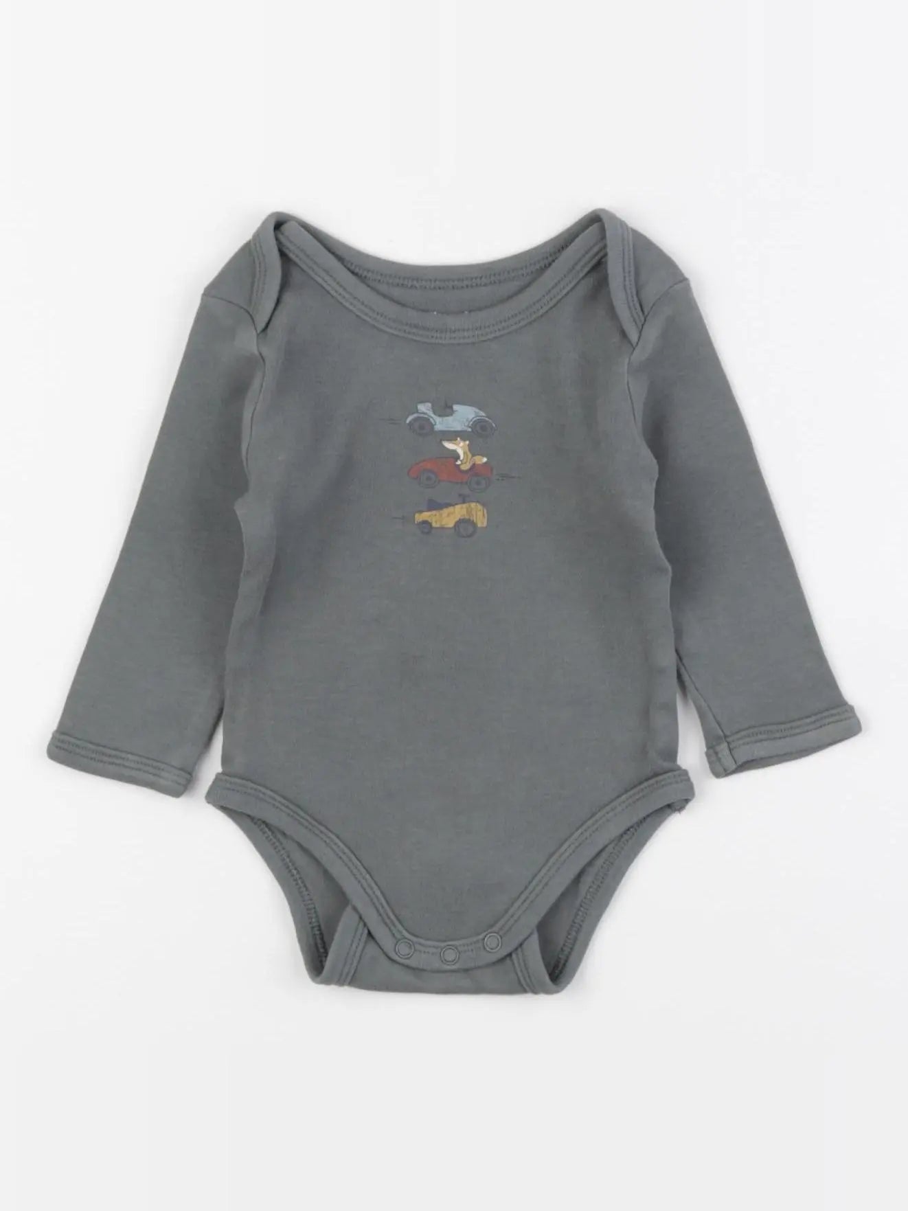 Vertbaudet - body gris - 3 mois