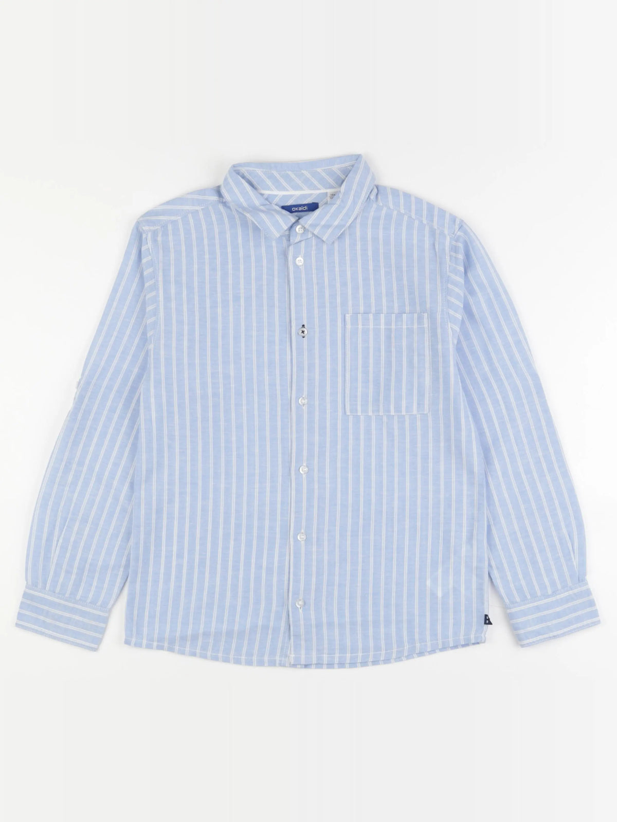 Okaidi - chemise bleu - 10 ans
