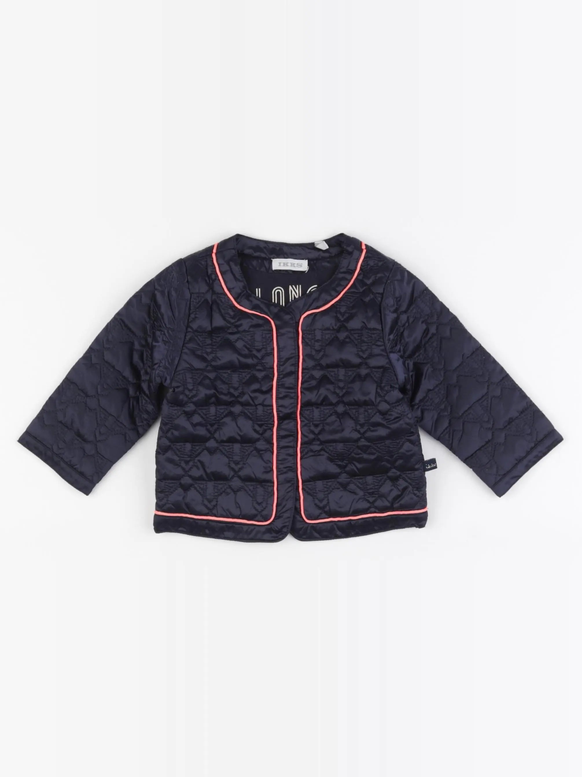 IKKS - veste bleu - 6 mois