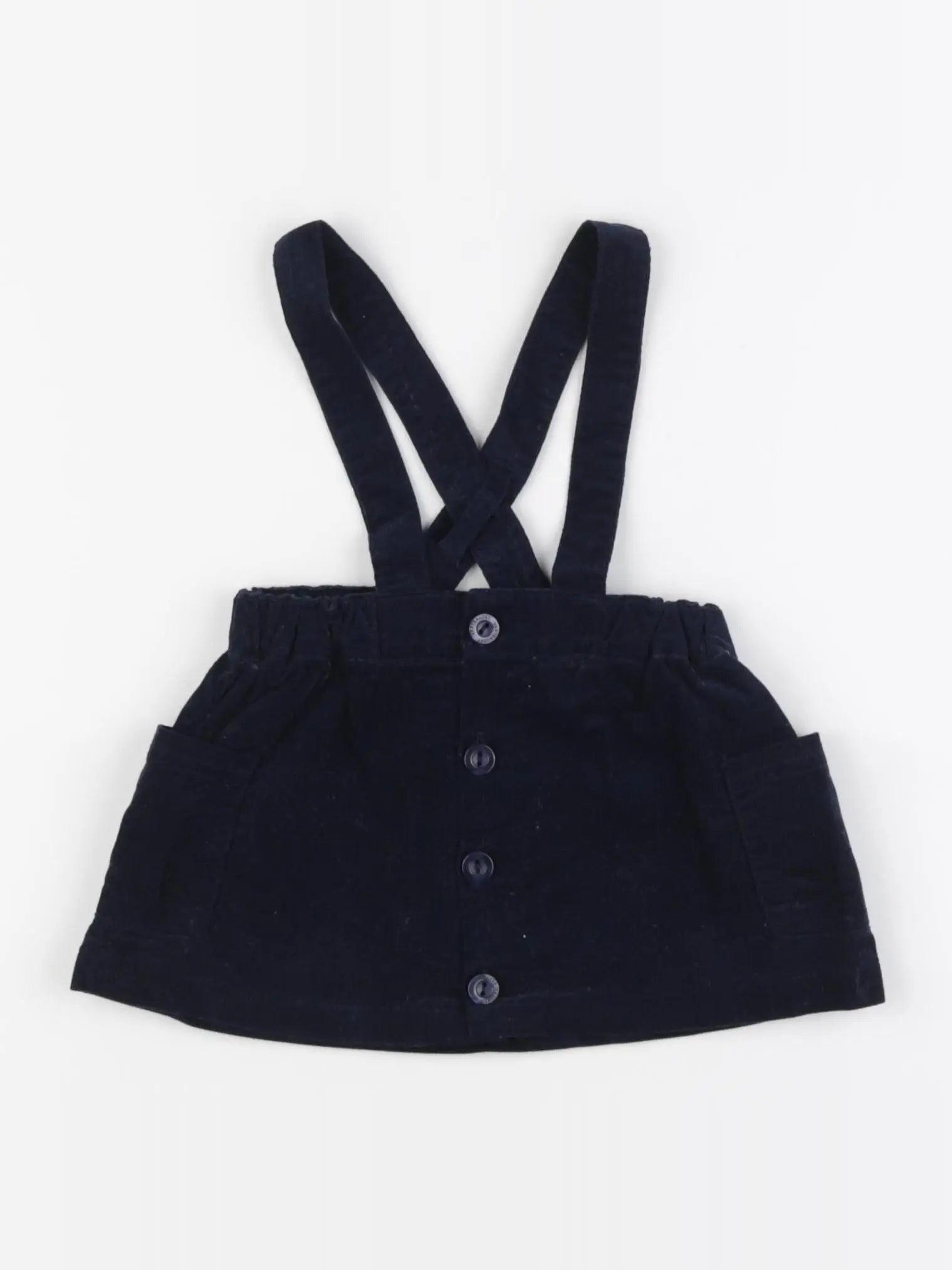 Vertbaudet - jupe bleu - 12 mois