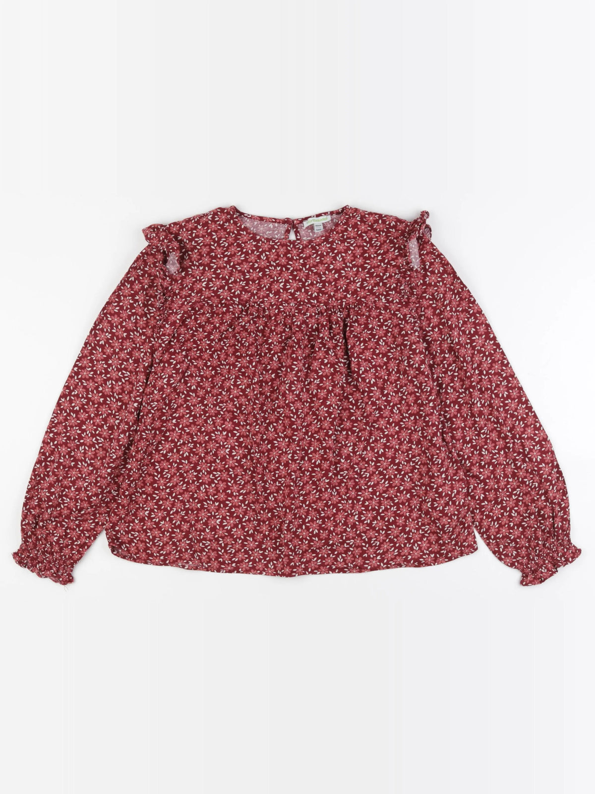Vertbaudet - blouse rouge - 12 ans
