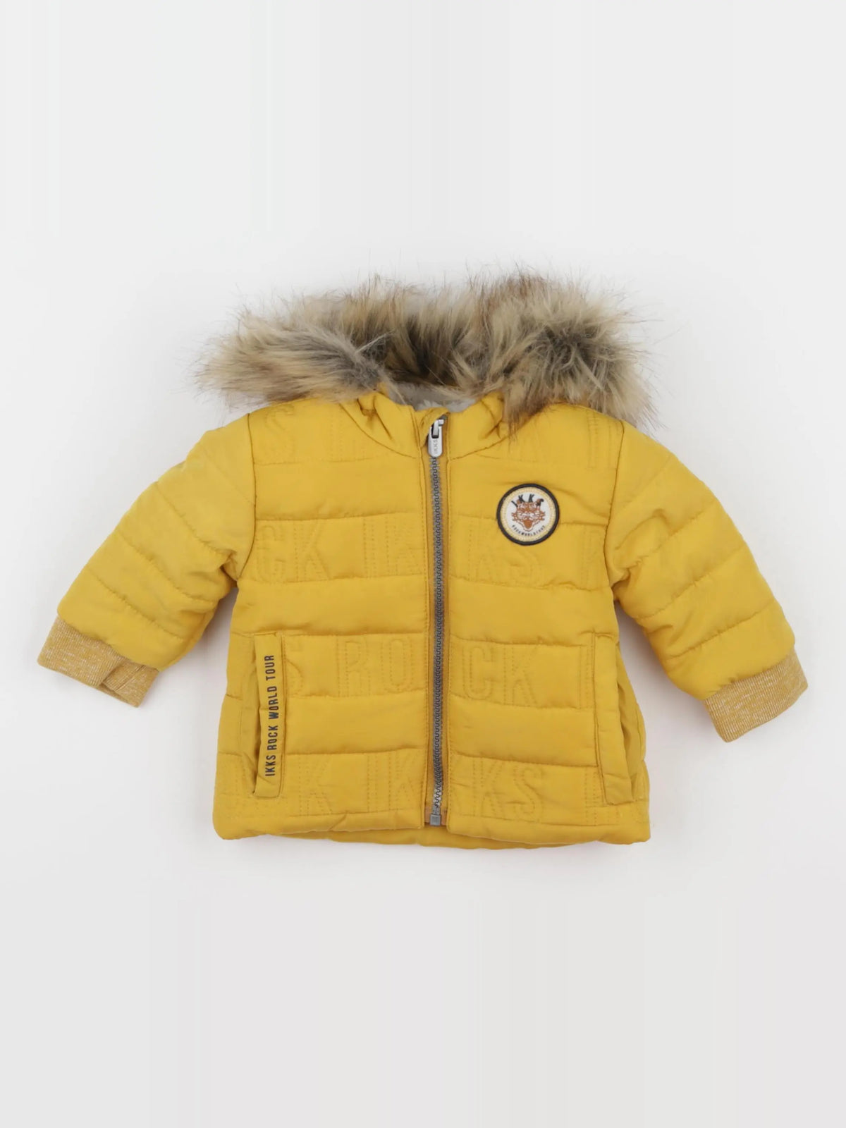 IKKS - doudoune jaune - 6 mois