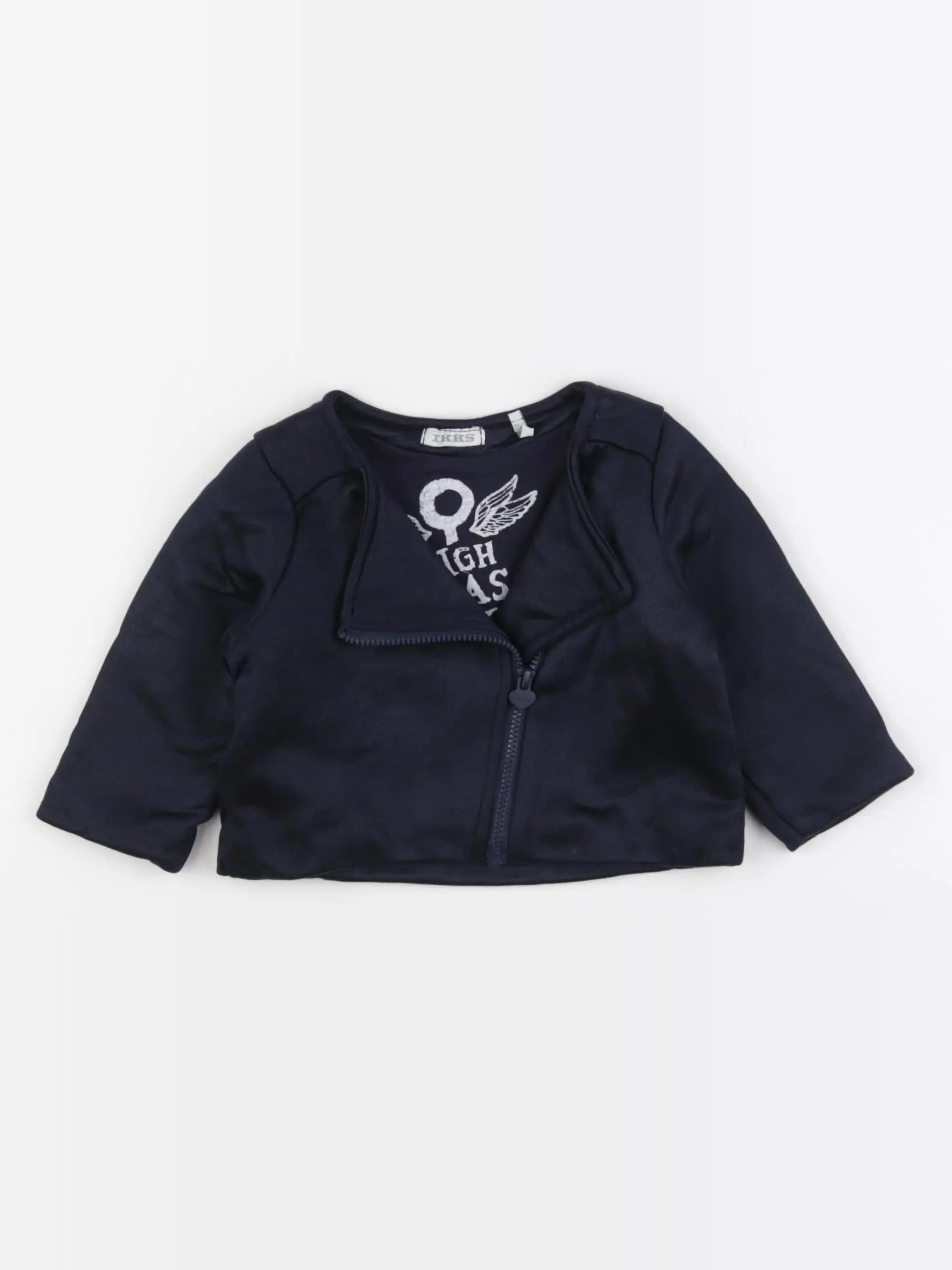 IKKS - veste bleu - 12 mois