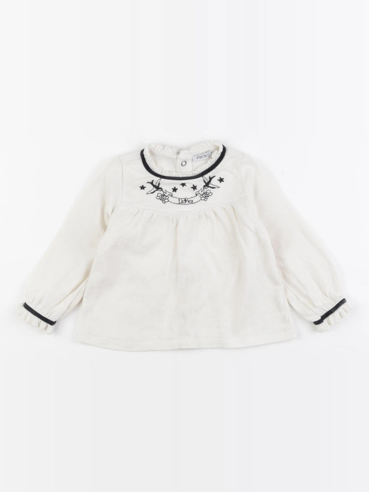 IKKS - tee-shirt blanc - 12 mois