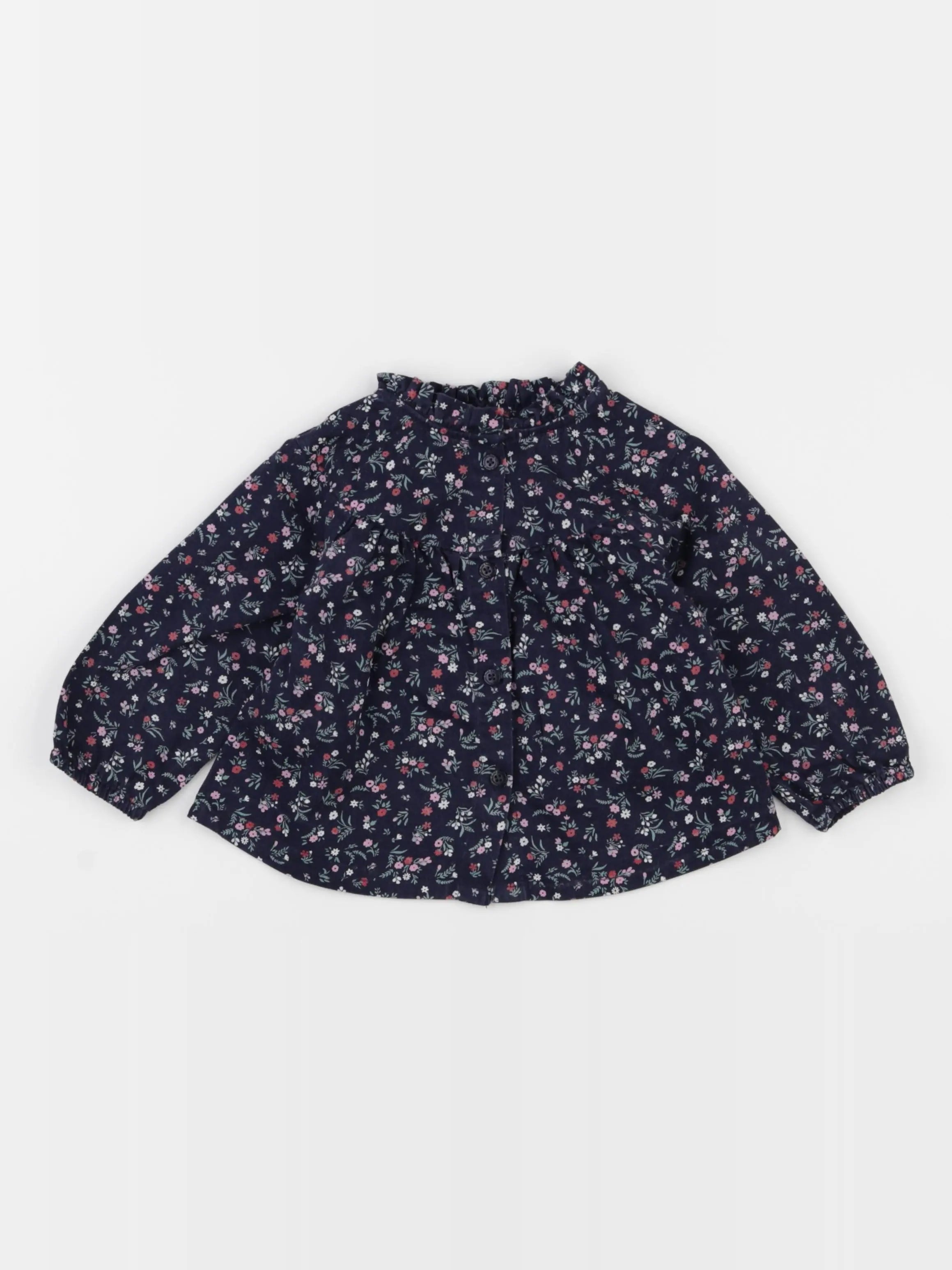 Cadet Rousselle - blouse bleu - 6 mois