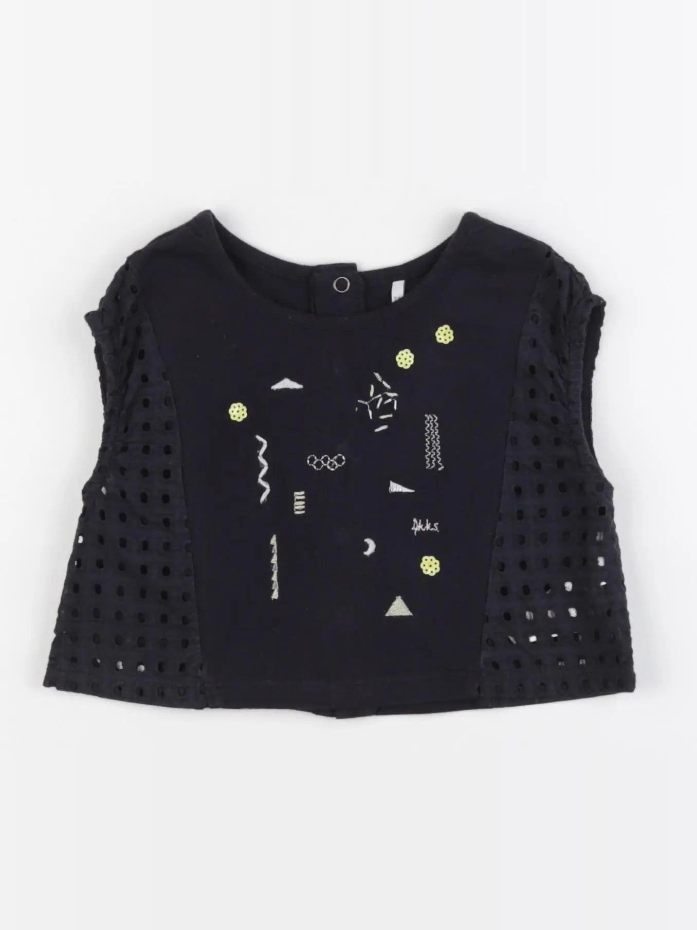 IKKS - tee-shirt noir - 2 ans