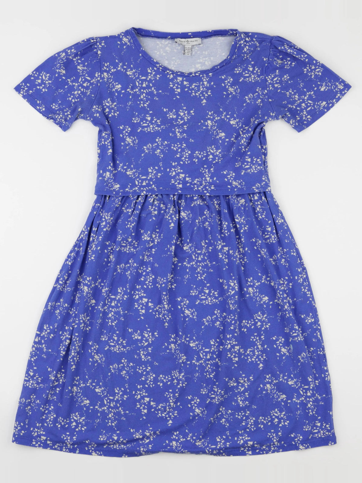 Envie de fraise - robe grossesse bleu - 36 à 38