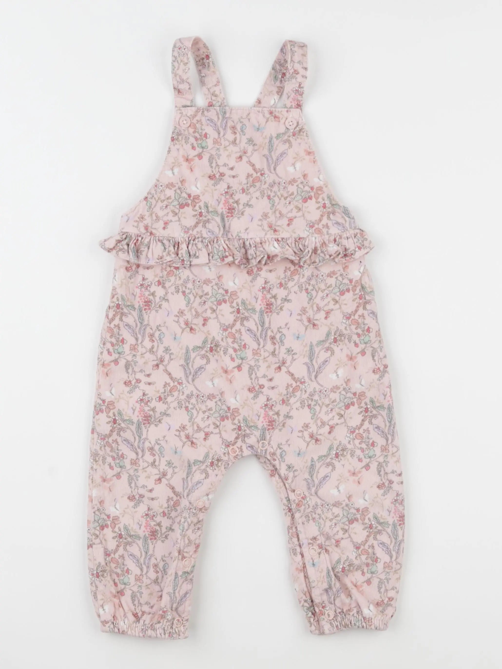 Next - salopette rose - 9/12 mois