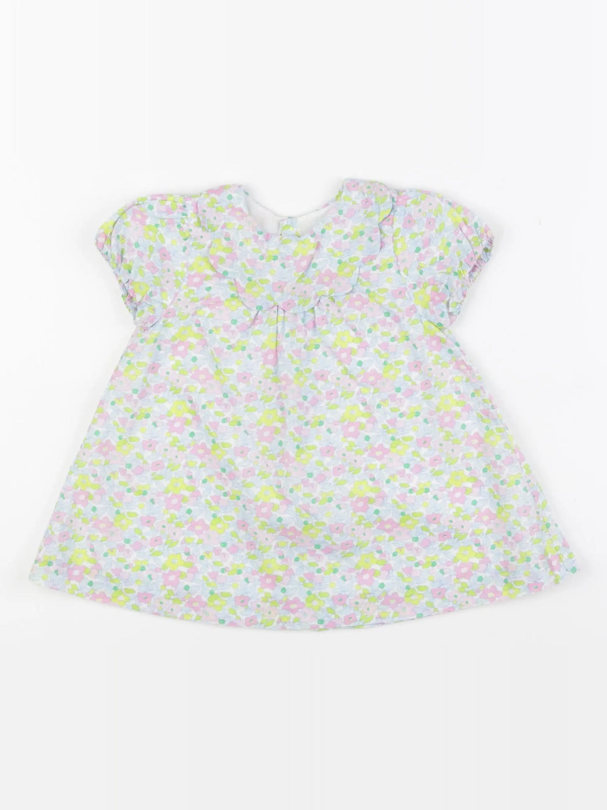 Jacadi - robe liberty multicolore - 12 mois