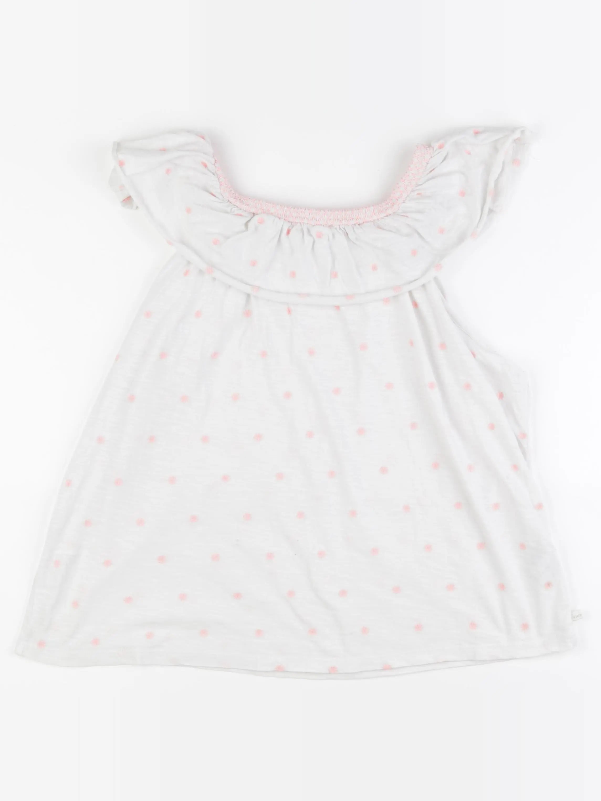 IKKS - tee-shirt blanc, rose - 14 ans