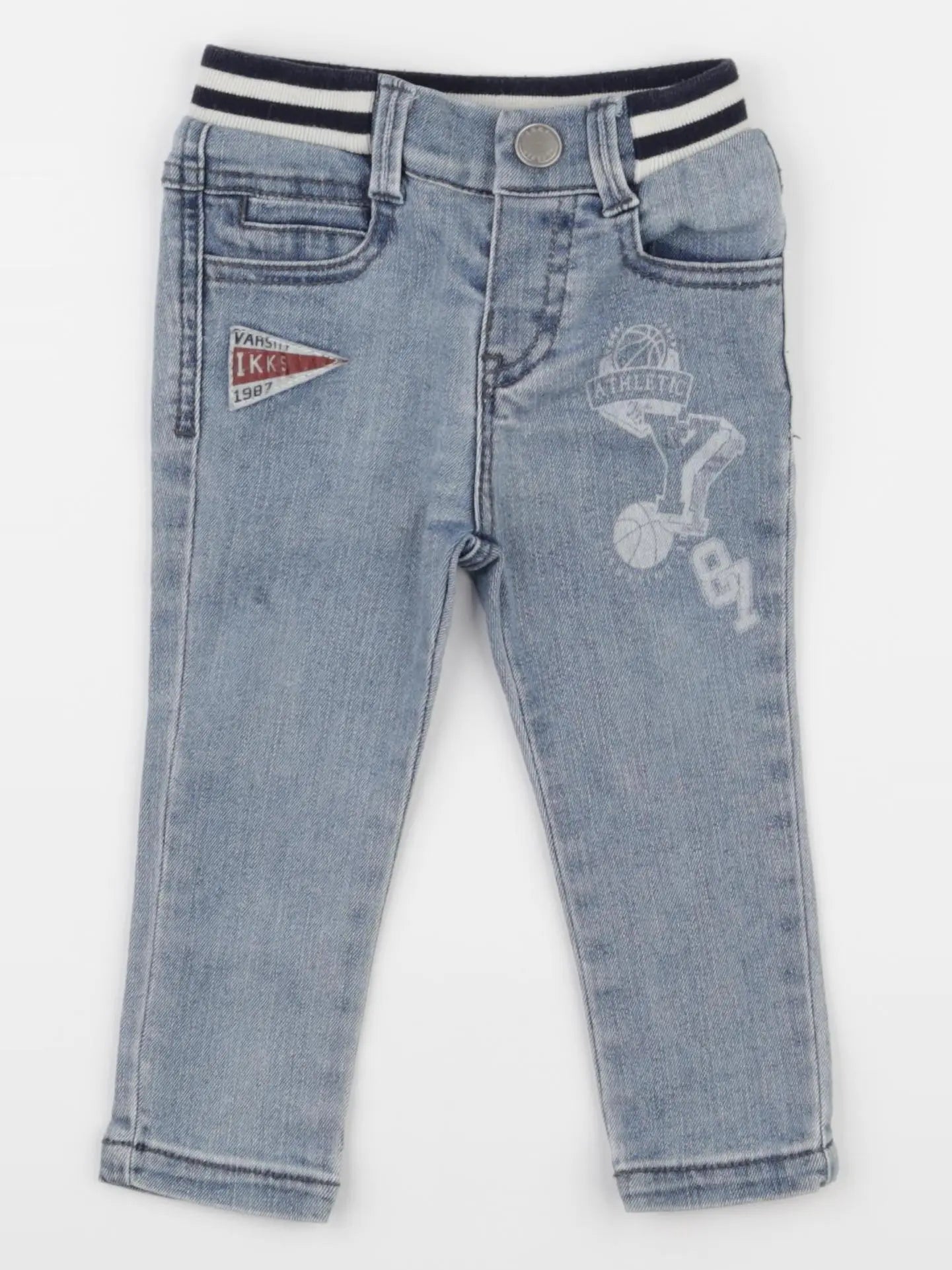 IKKS - jean bleu - 18 mois