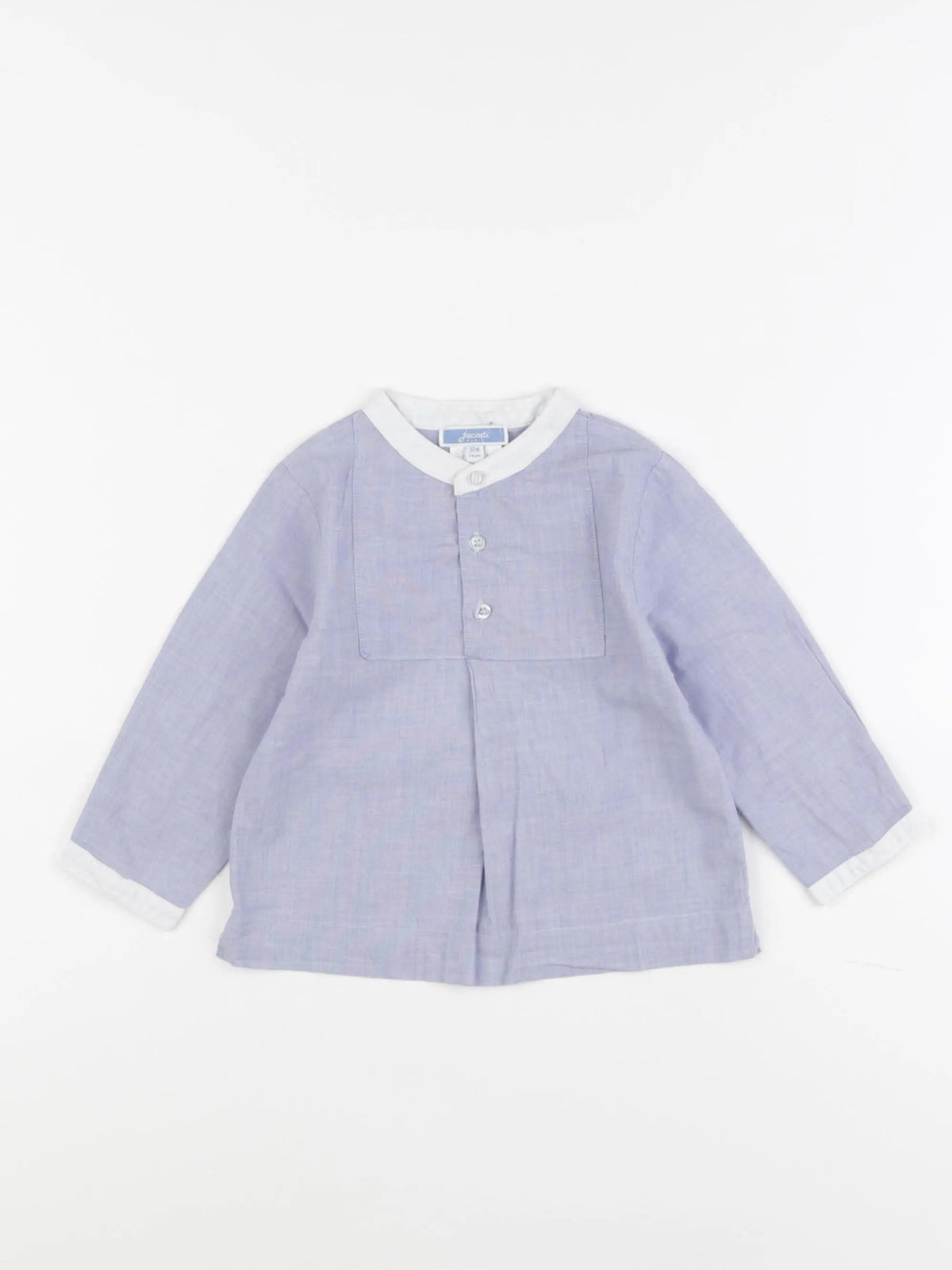 Jacadi - blouse bleu - 12 mois