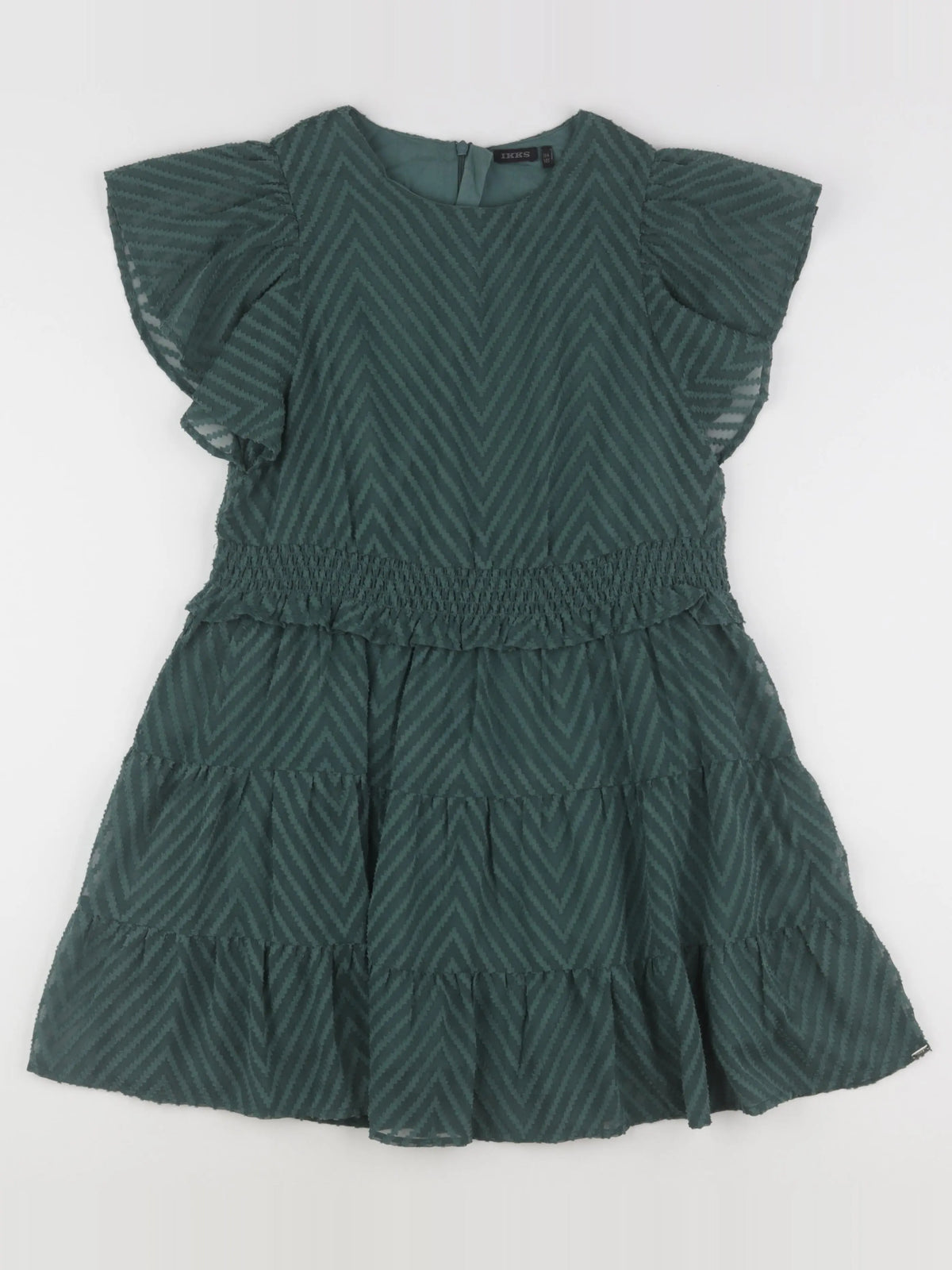 IKKS - robe vert - 10 ans