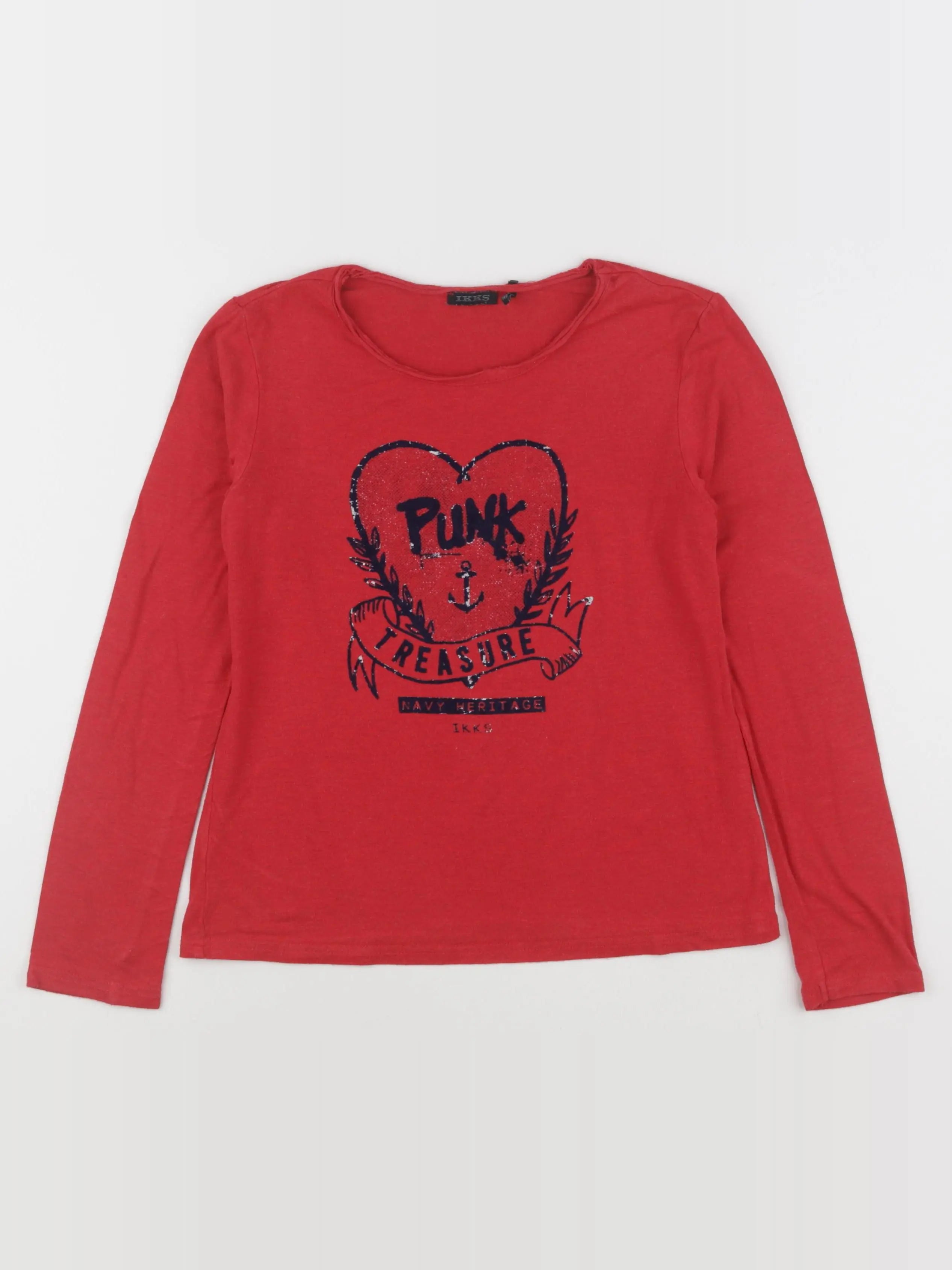IKKS - tee-shirt rouge - 10 ans
