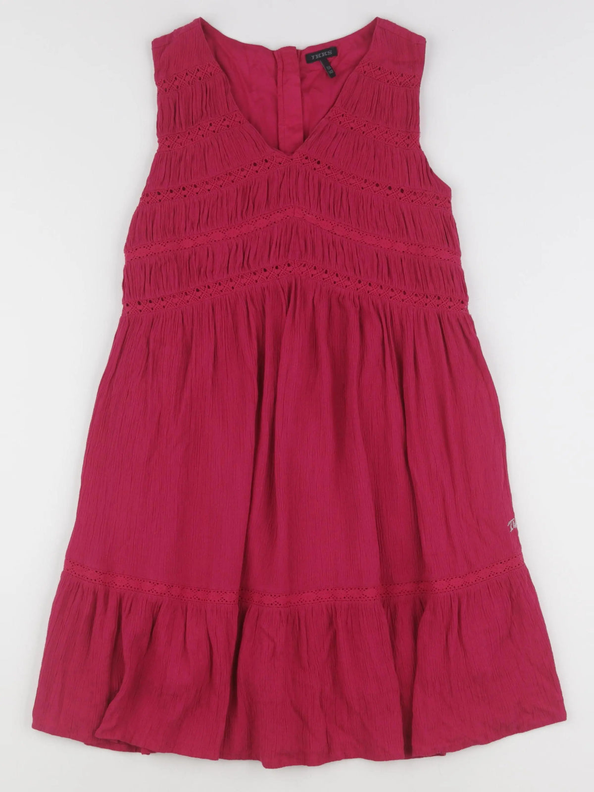 IKKS - robe rose - 10 ans