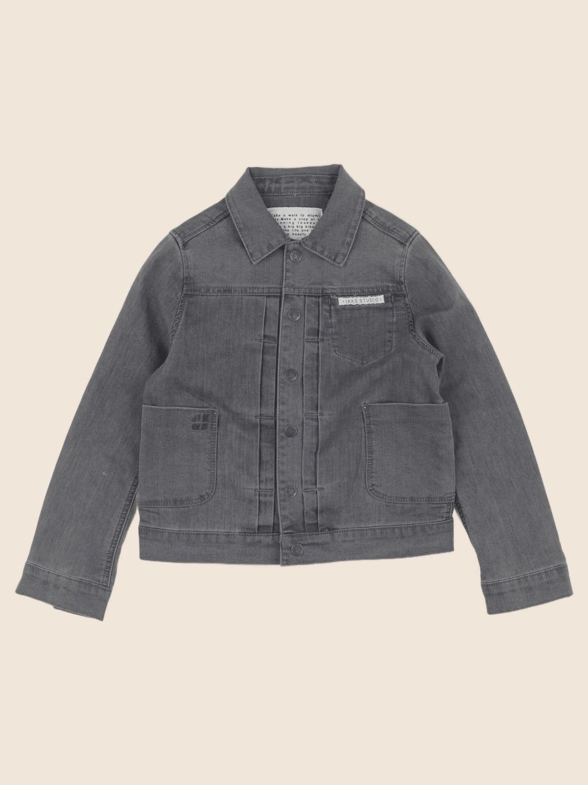 IKKS - veste gris - 8 ans