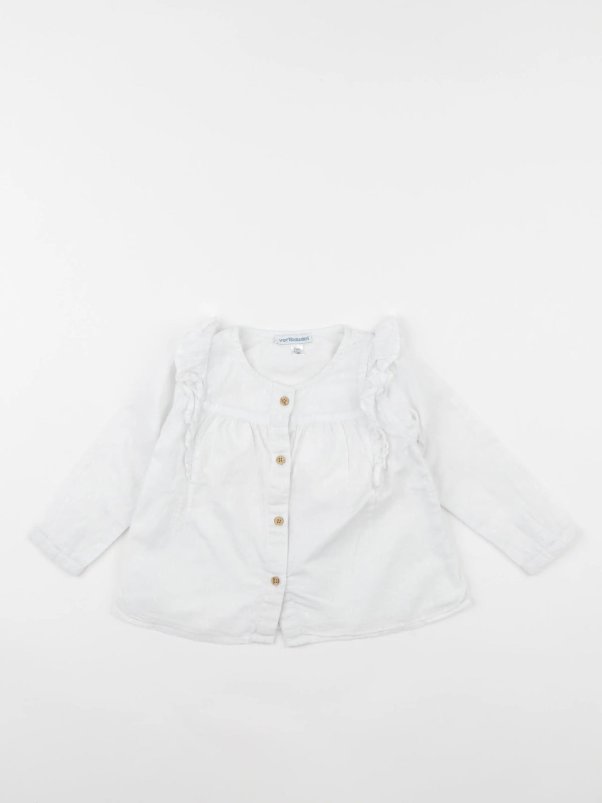 Vertbaudet - blouse blanc - 18 mois