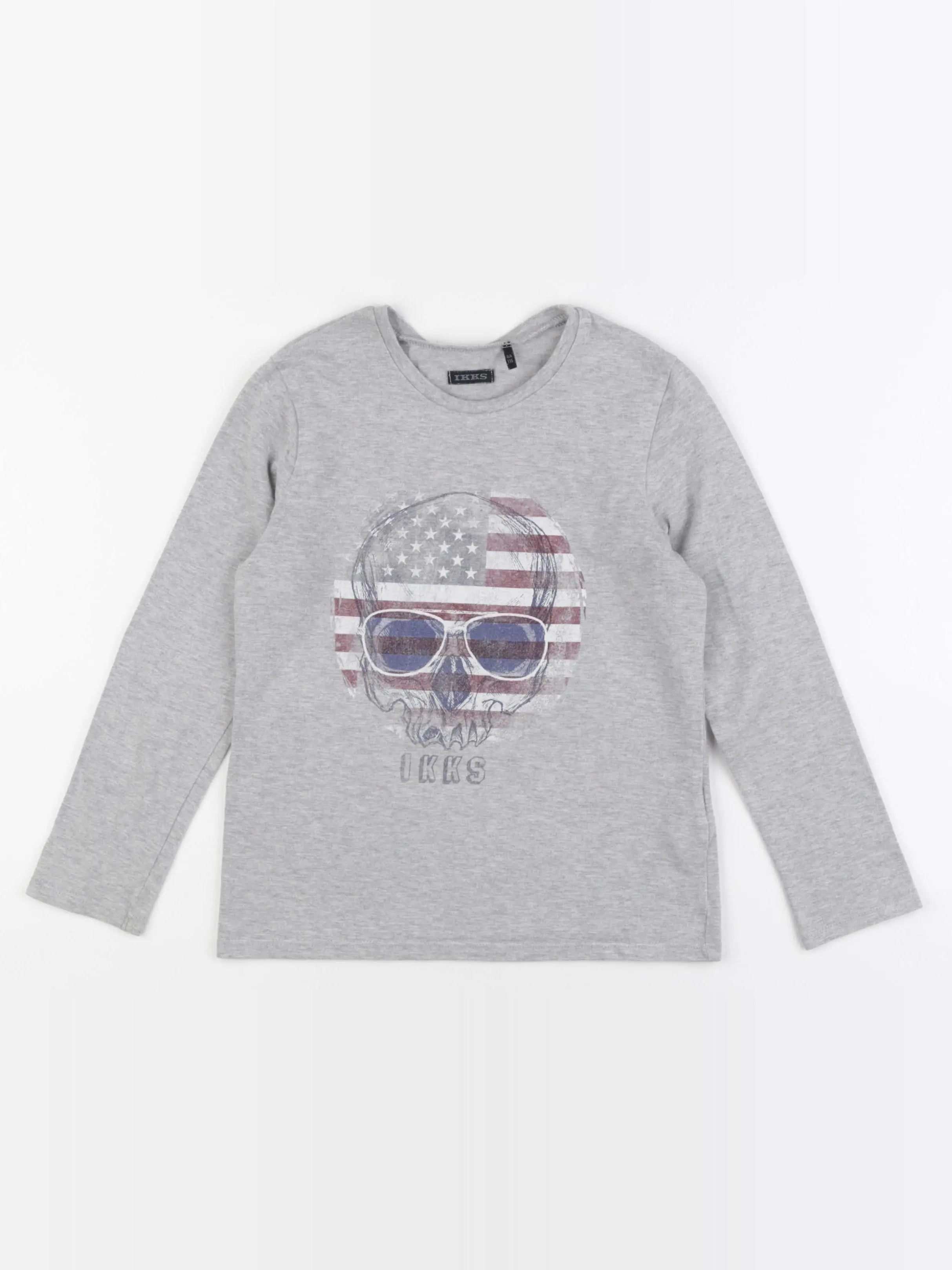 IKKS - tee-shirt gris - 6 ans