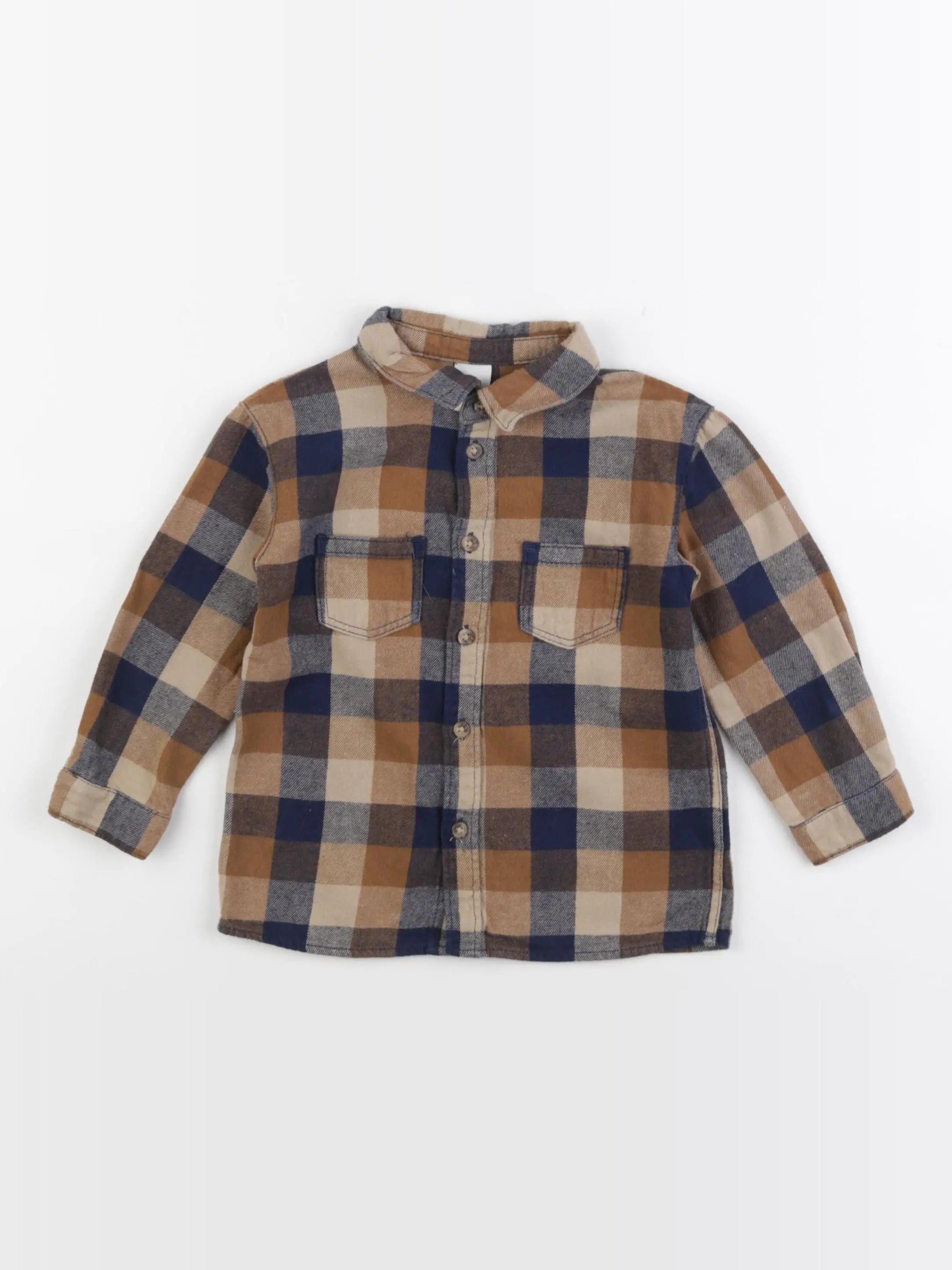 H&M - chemise marron - 12/18 mois