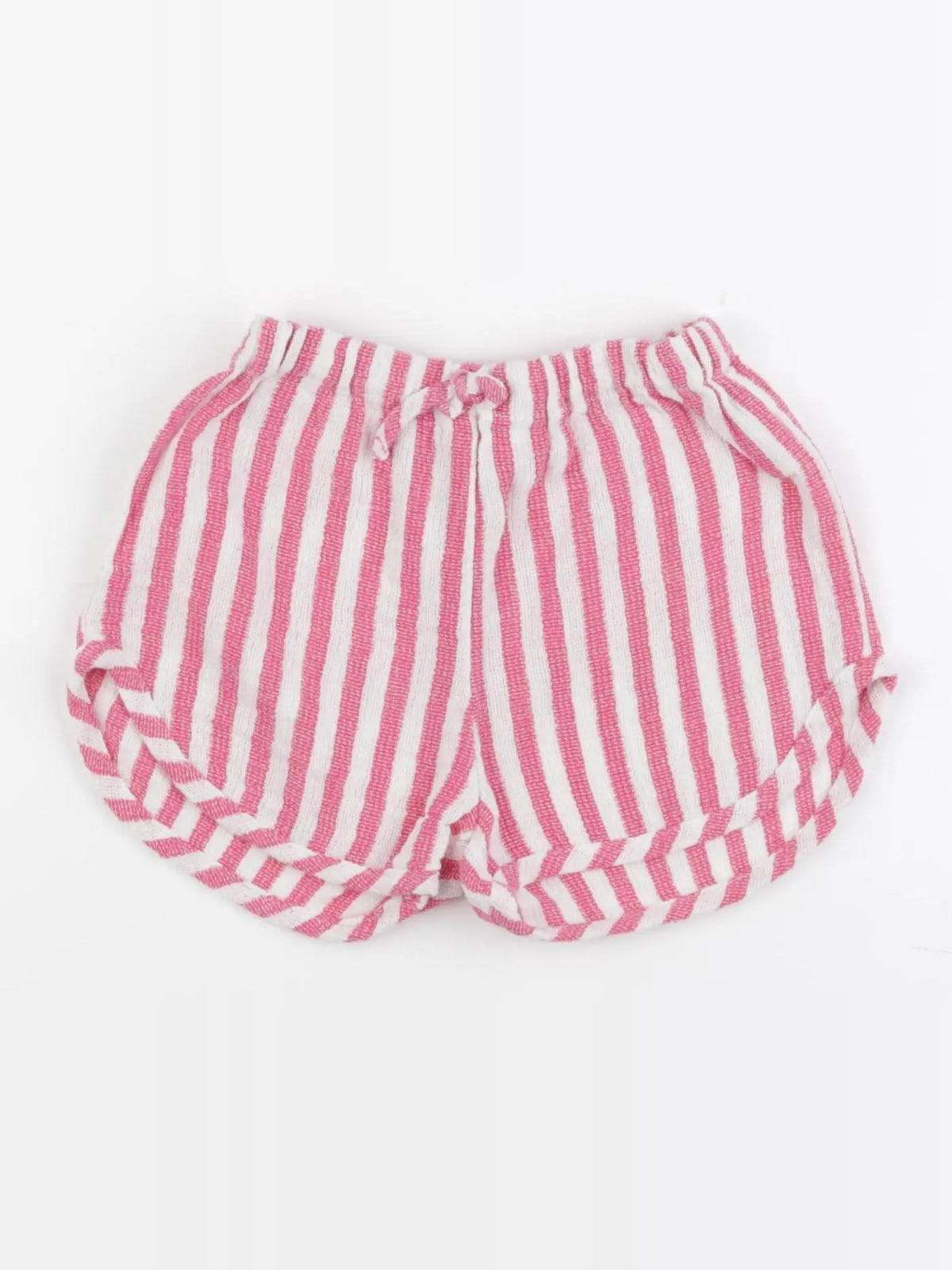 Zara - bloomer blanc, rose - 3/4 ans