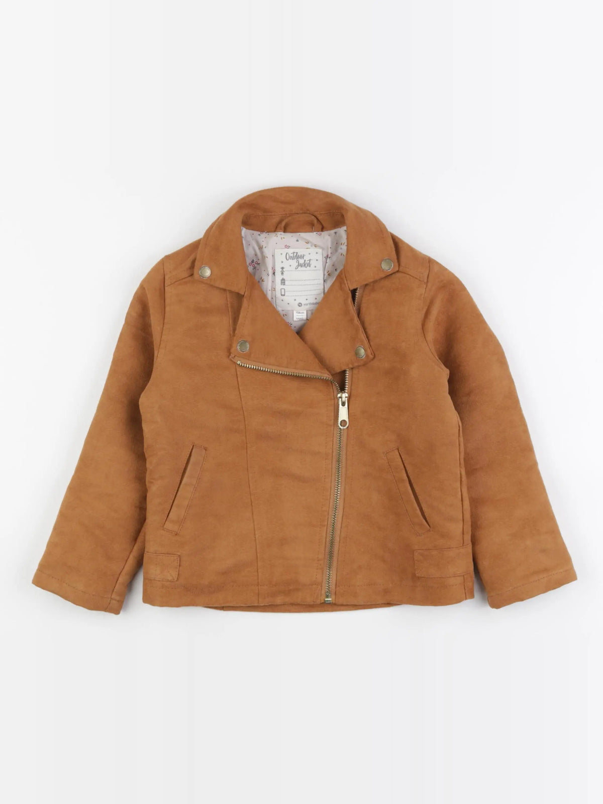 Vertbaudet - veste marron - 4 ans