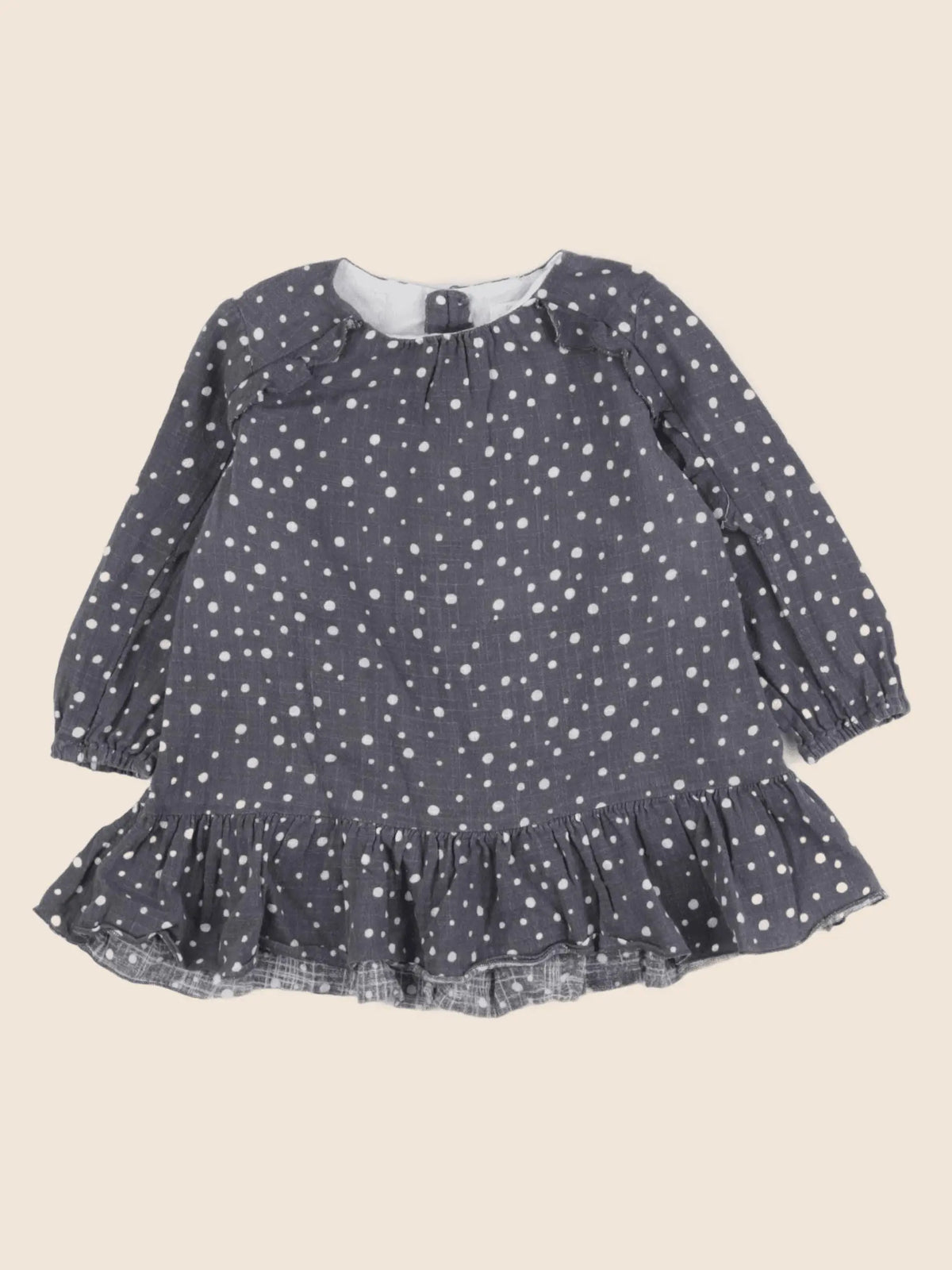 Zara - robe gris - 18/24 mois