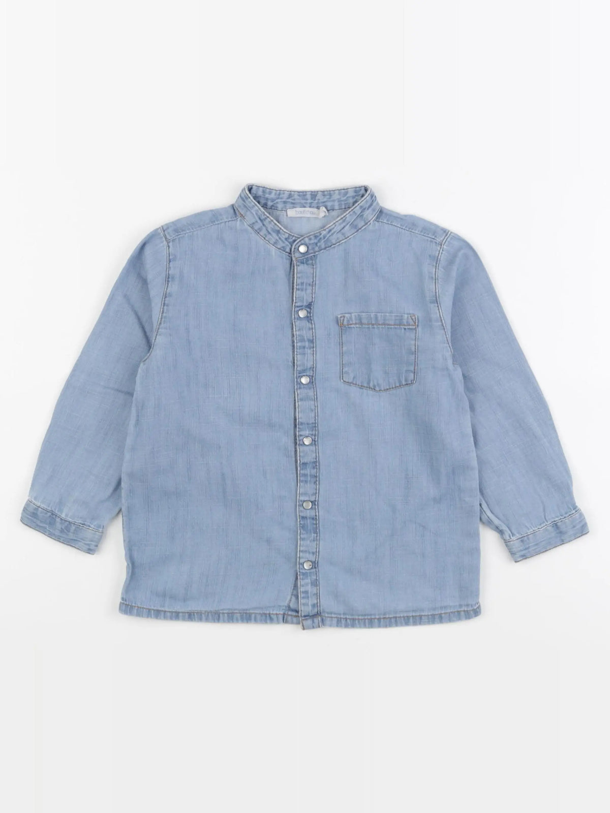 Boutchou - chemise bleu - 36 mois