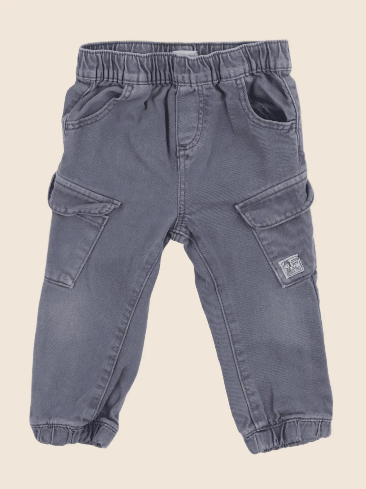 Vertbaudet - pantalon gris - 18 mois