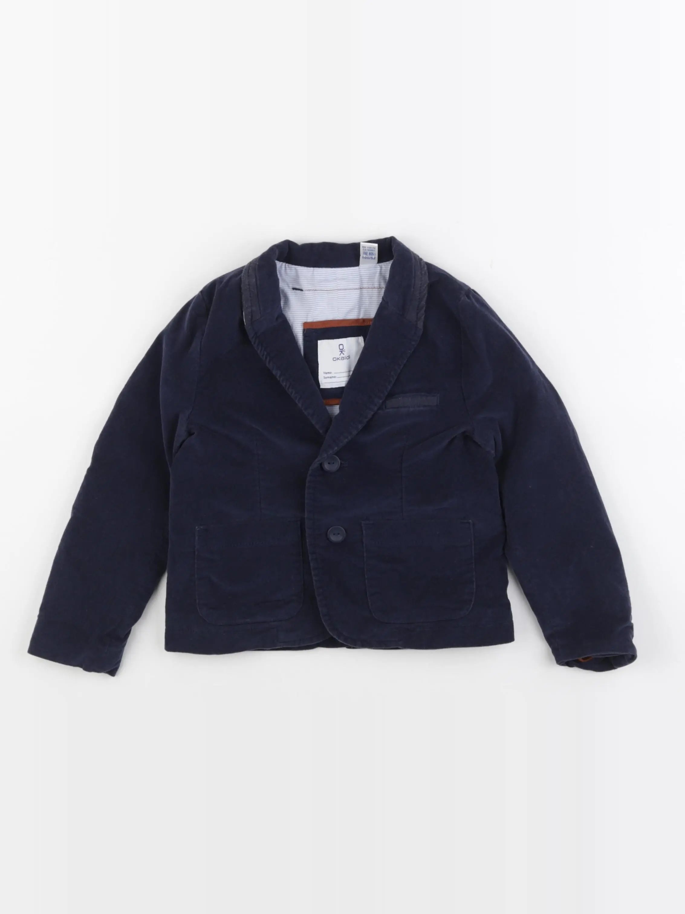 Okaidi - veste bleu - 3 ans
