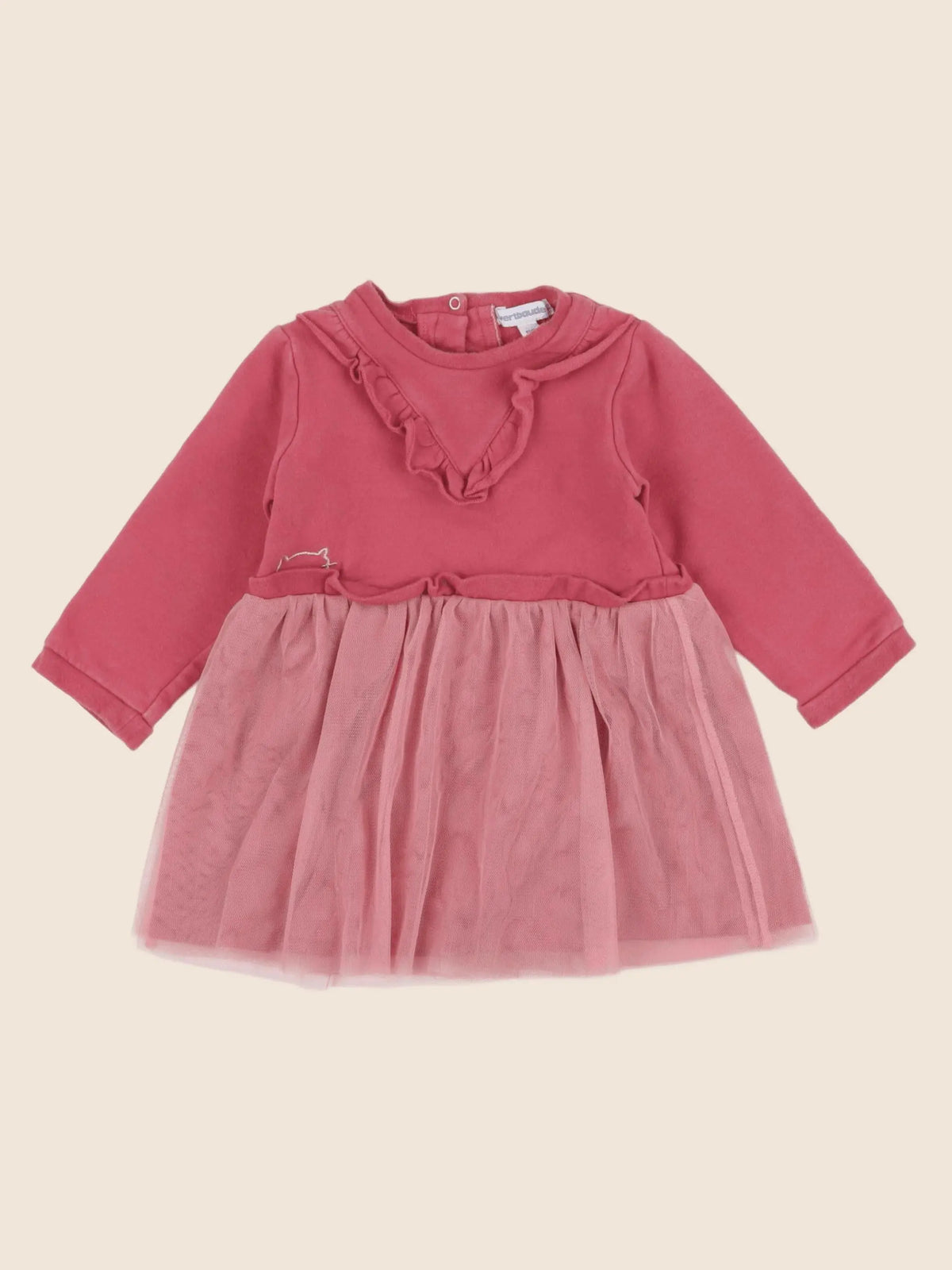 Vertbaudet - robe rose - 18 mois