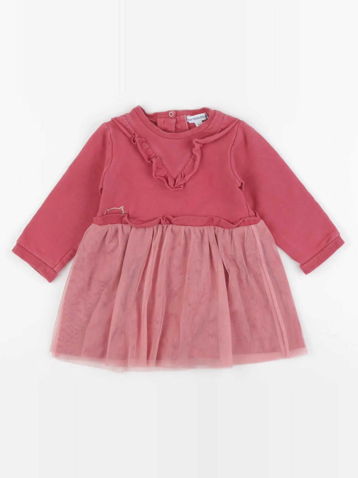 Vertbaudet - robe rose - 18 mois