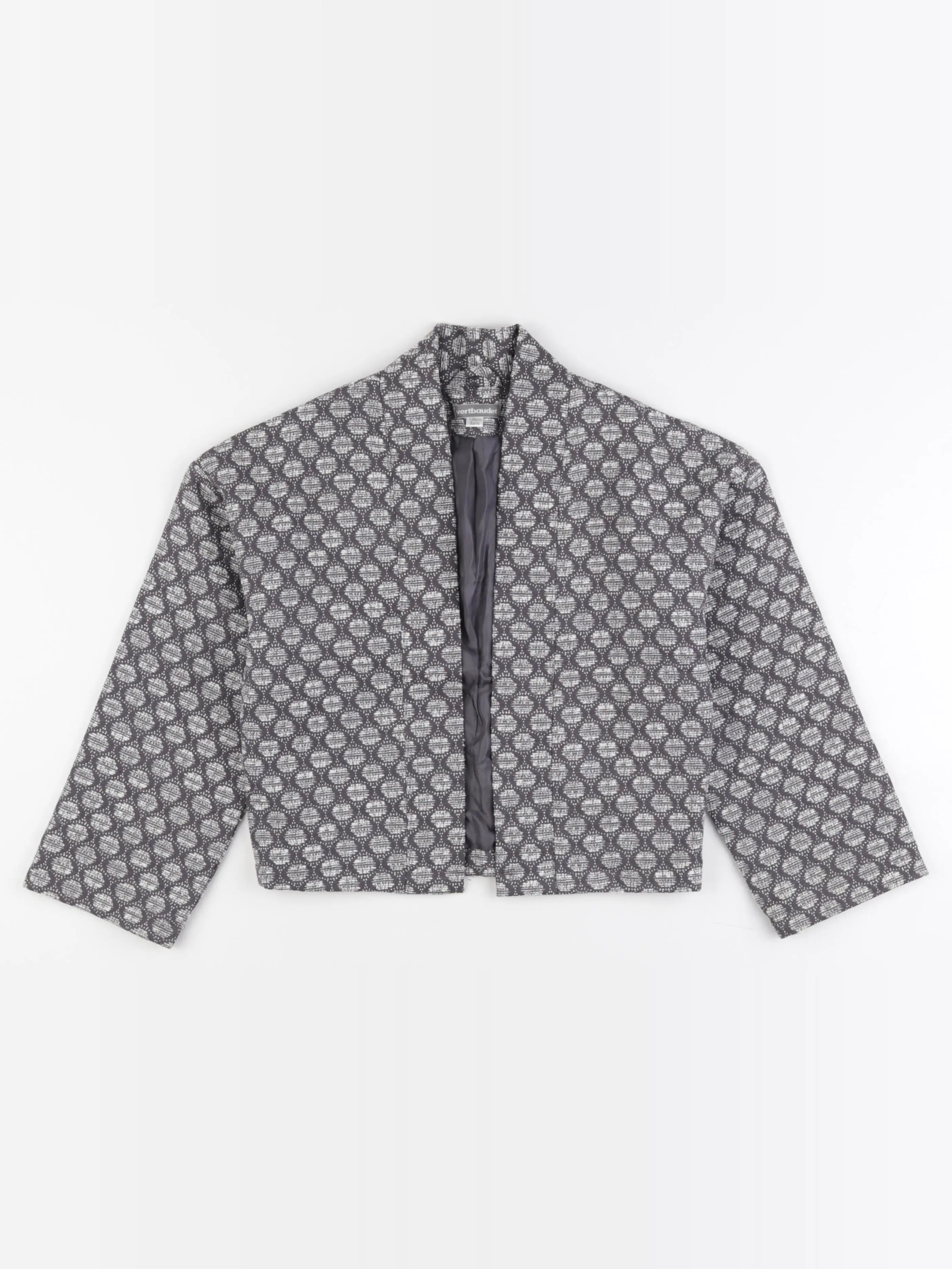 Vertbaudet - veste taupe - 8 ans