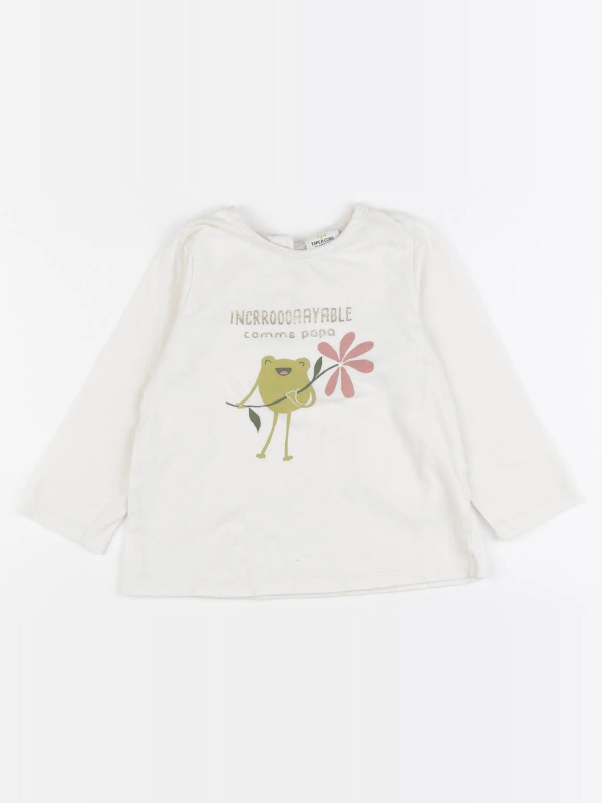 Tape à l'oeil - tee-shirt beige, or - 24 mois