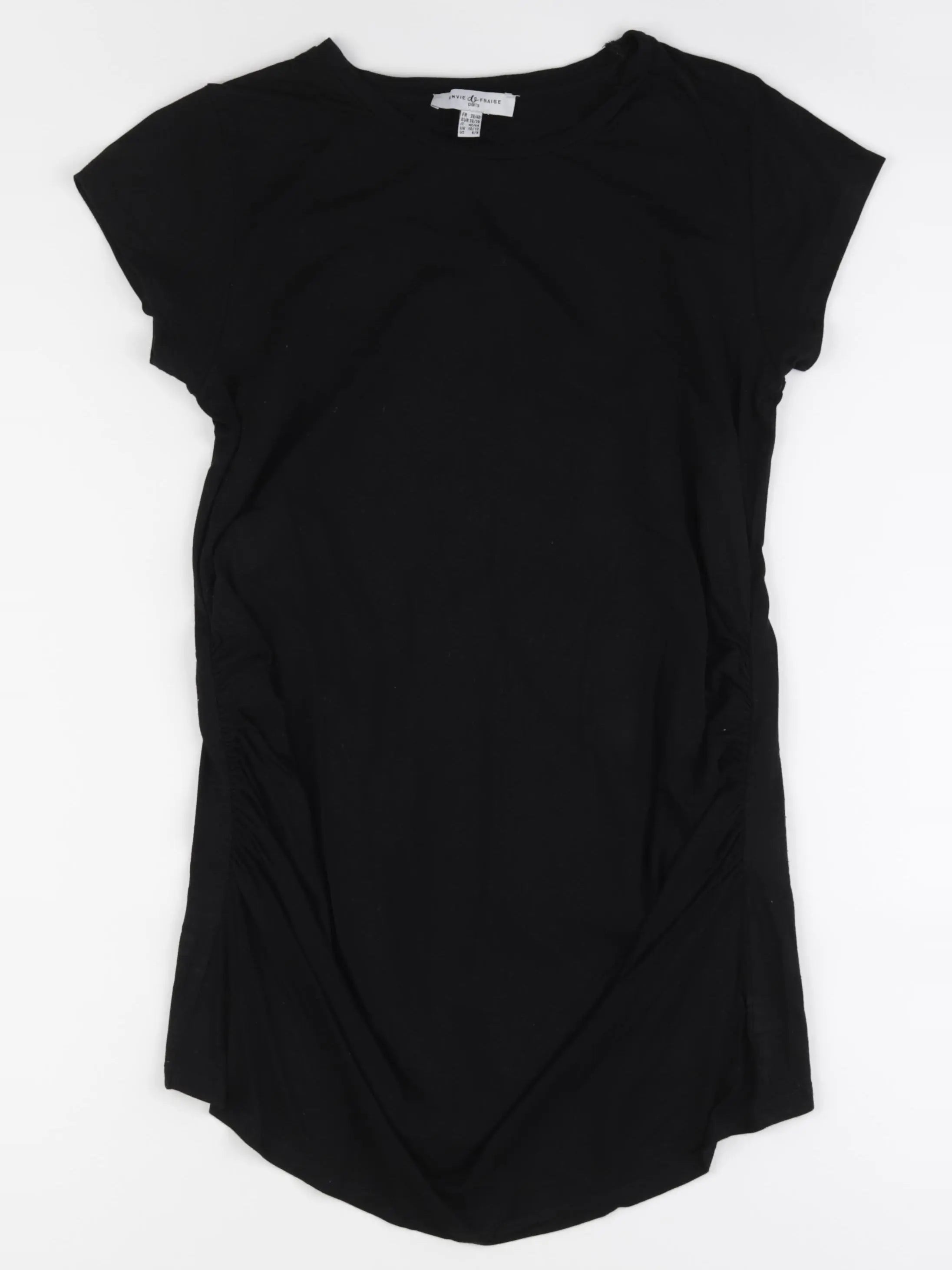 Envie de fraise - tee-shirt grossesse noir - 38 à 40