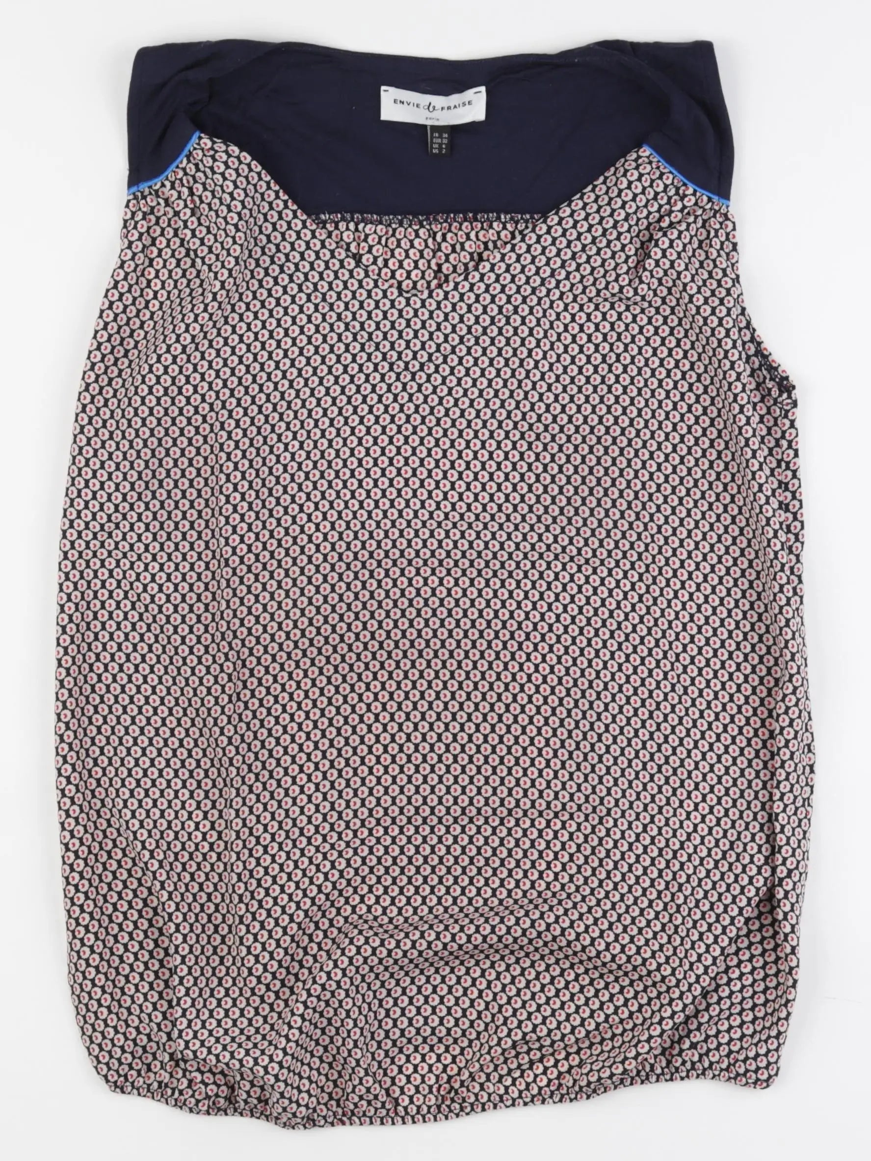Envie de fraise - blouse grossesse noir, rouge - 34