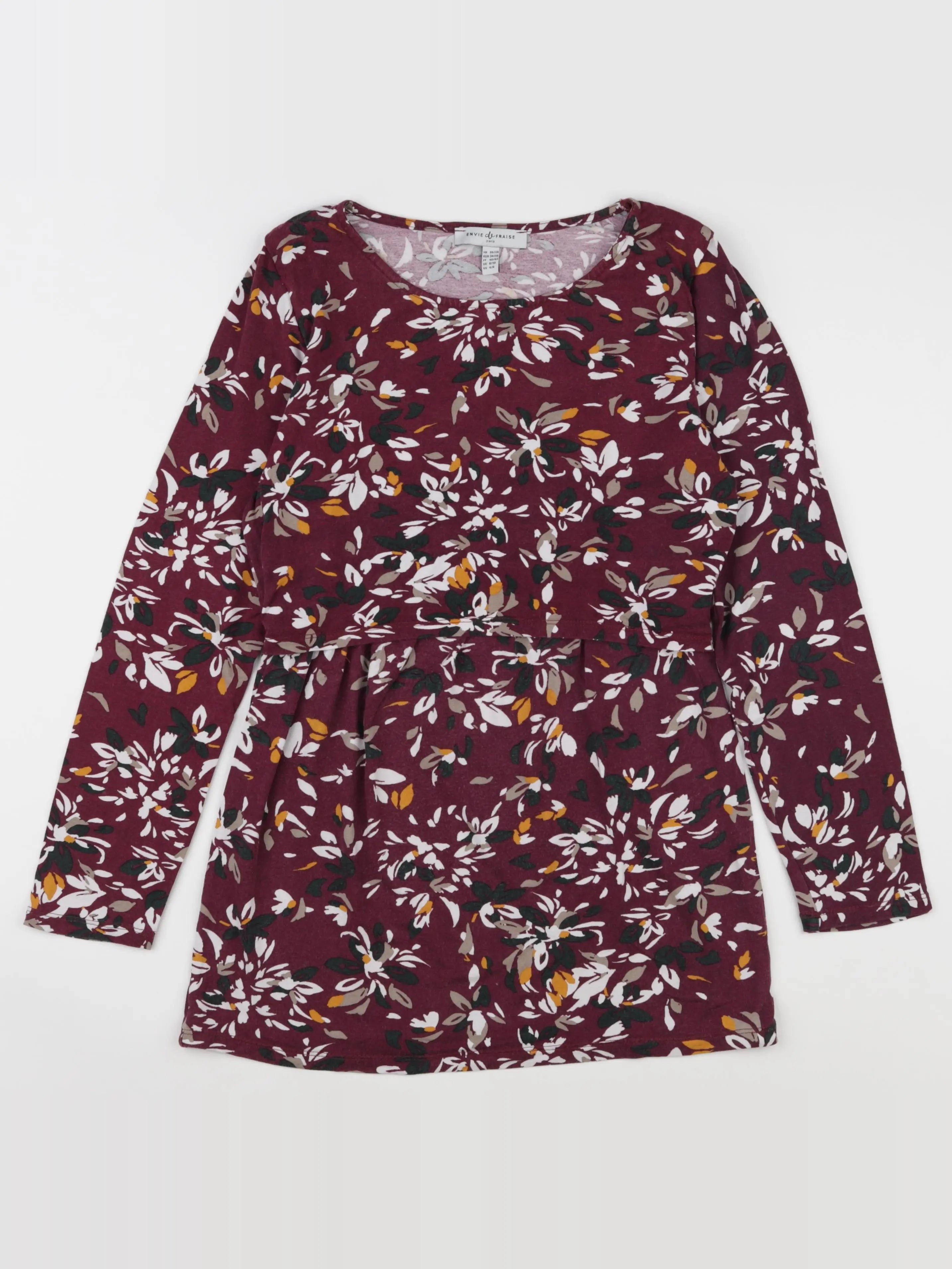Envie de fraise - tee-shirt grossesse violet - 36 à 38