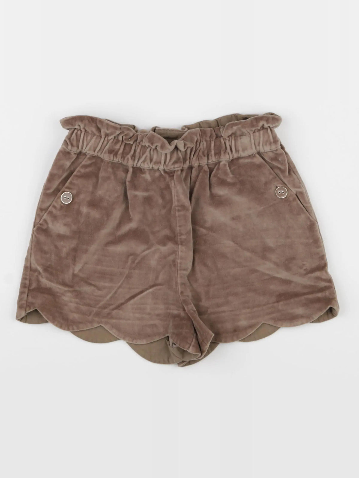 Vertbaudet - short marron - 10 ans