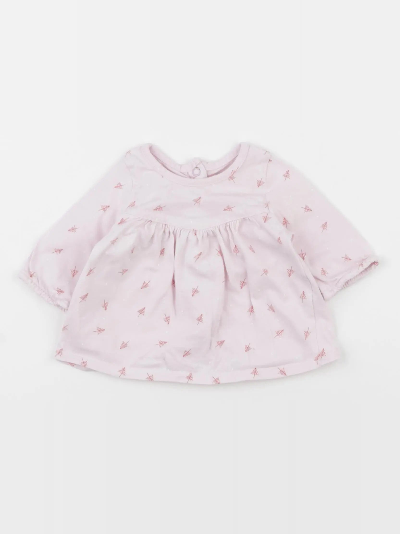 Vertbaudet - tee-shirt rose - 1 mois