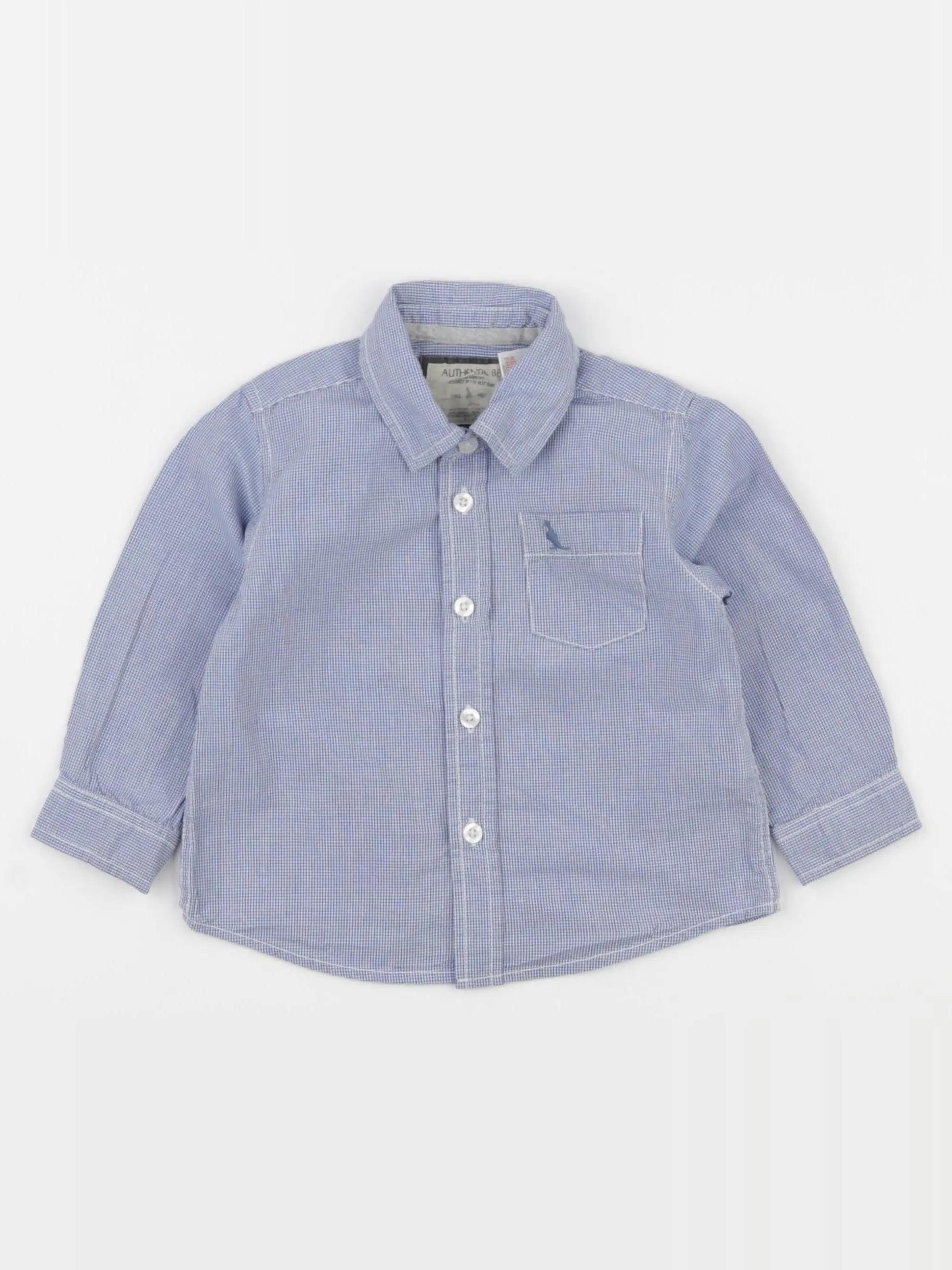 Zara - chemise bleu - 9/12 mois