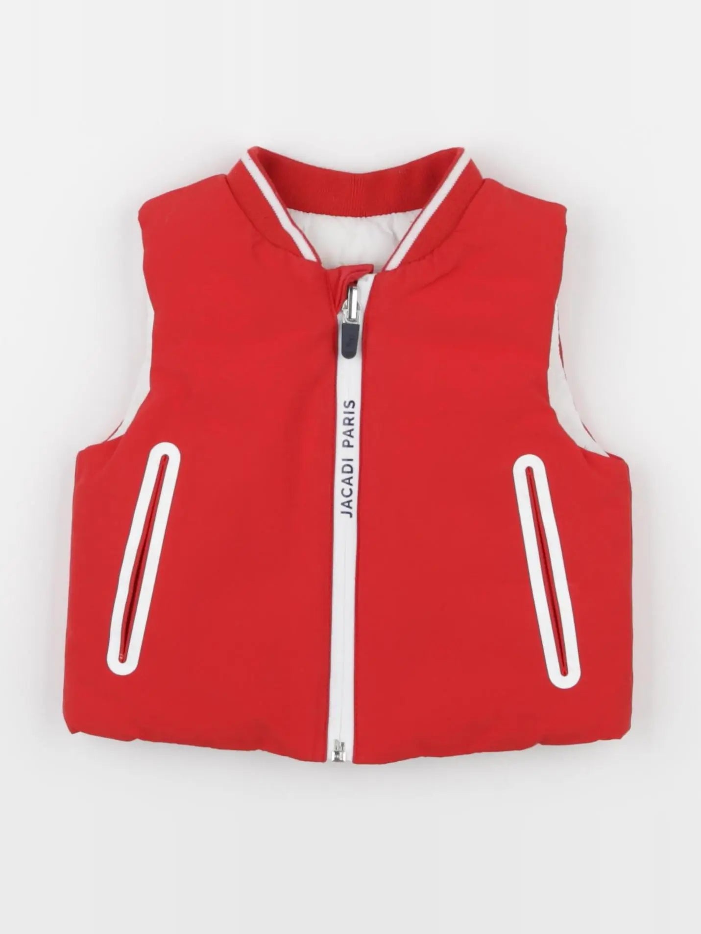 Jacadi - doudoune réversible rouge - 6 mois