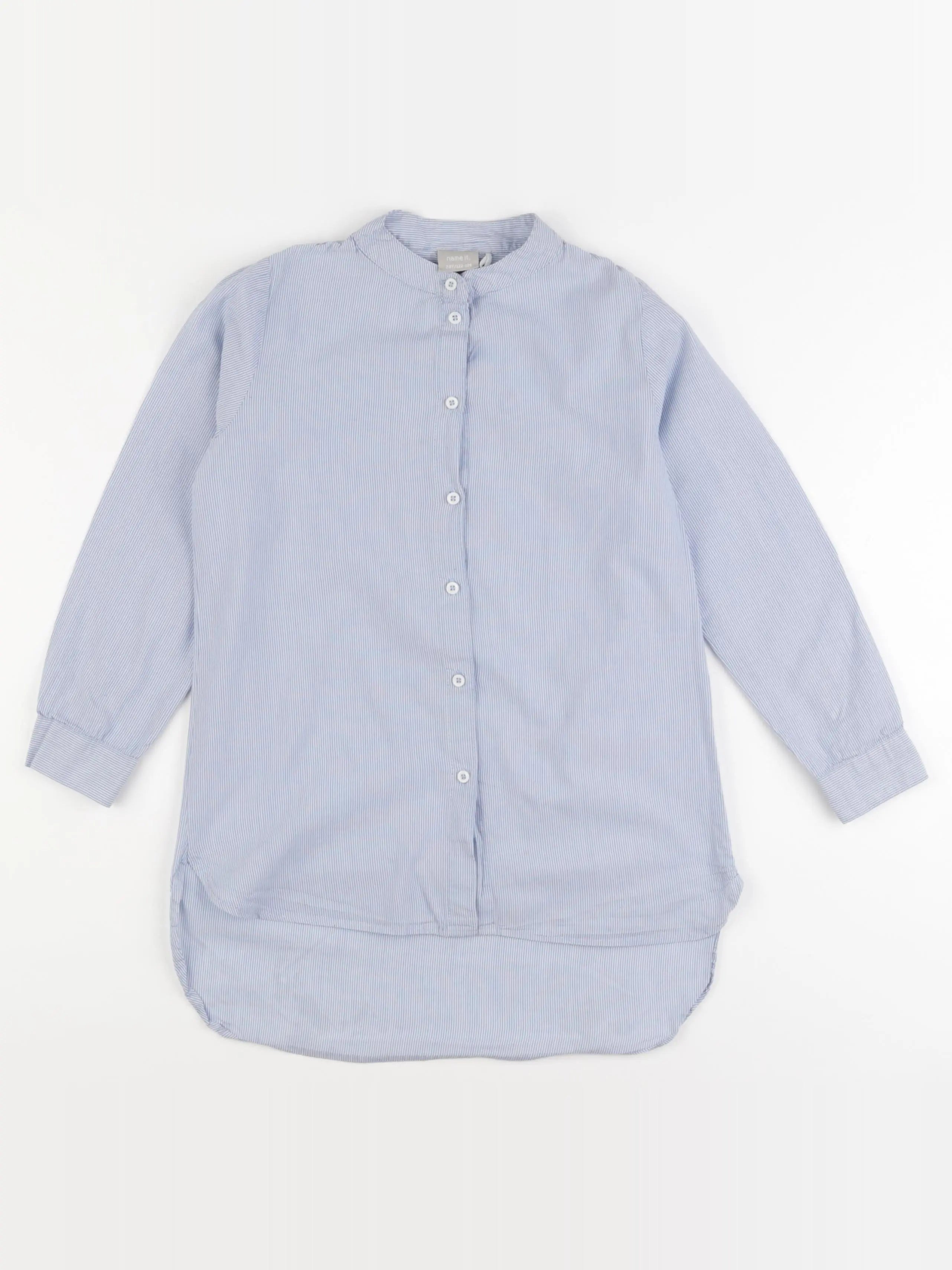 Name it - blouse bleu, blanc - 7/8 ans