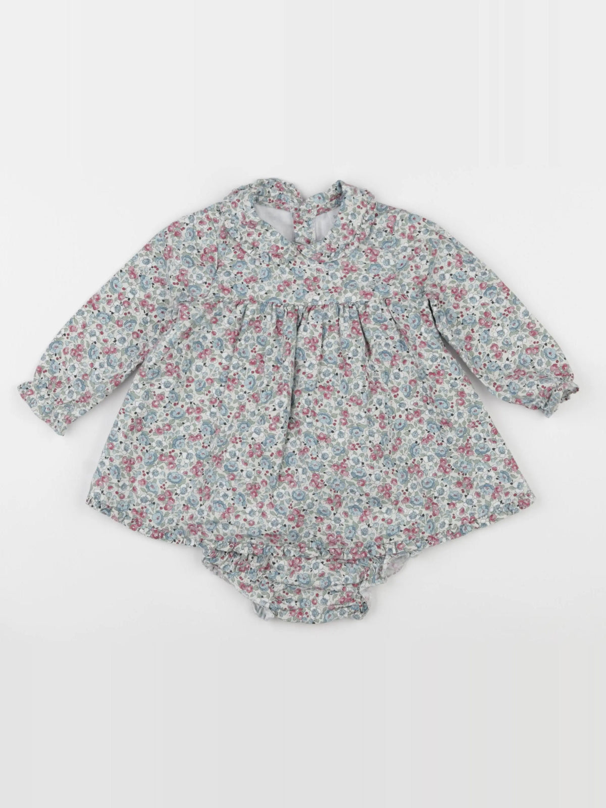 Dona Carmen - robe bleu, rose, vert - 12 mois