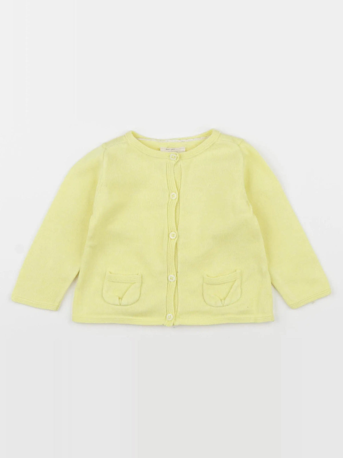 Cyrillus - gilet jaune - 6 mois