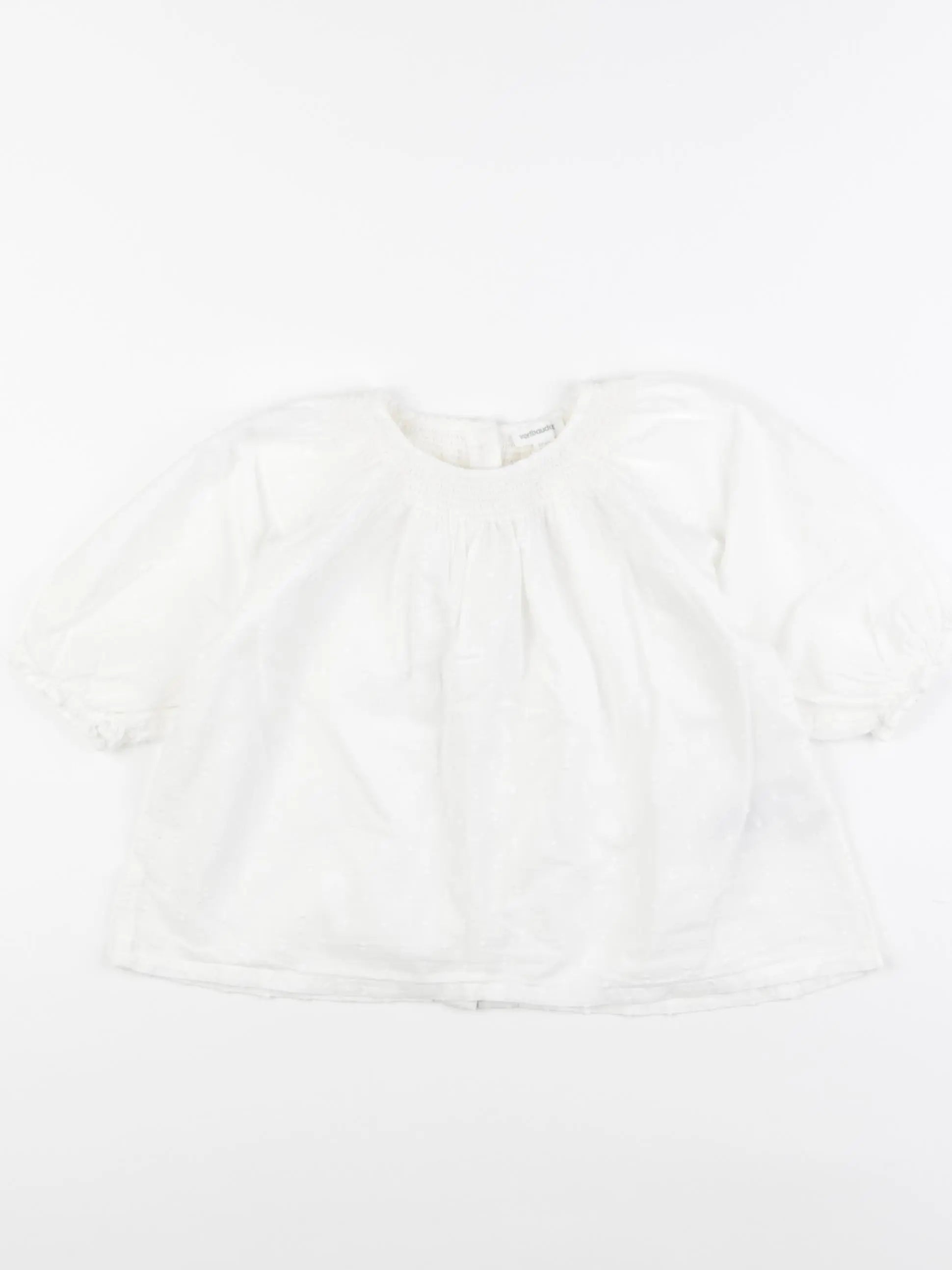 Vertbaudet - blouse blanc - 3 ans