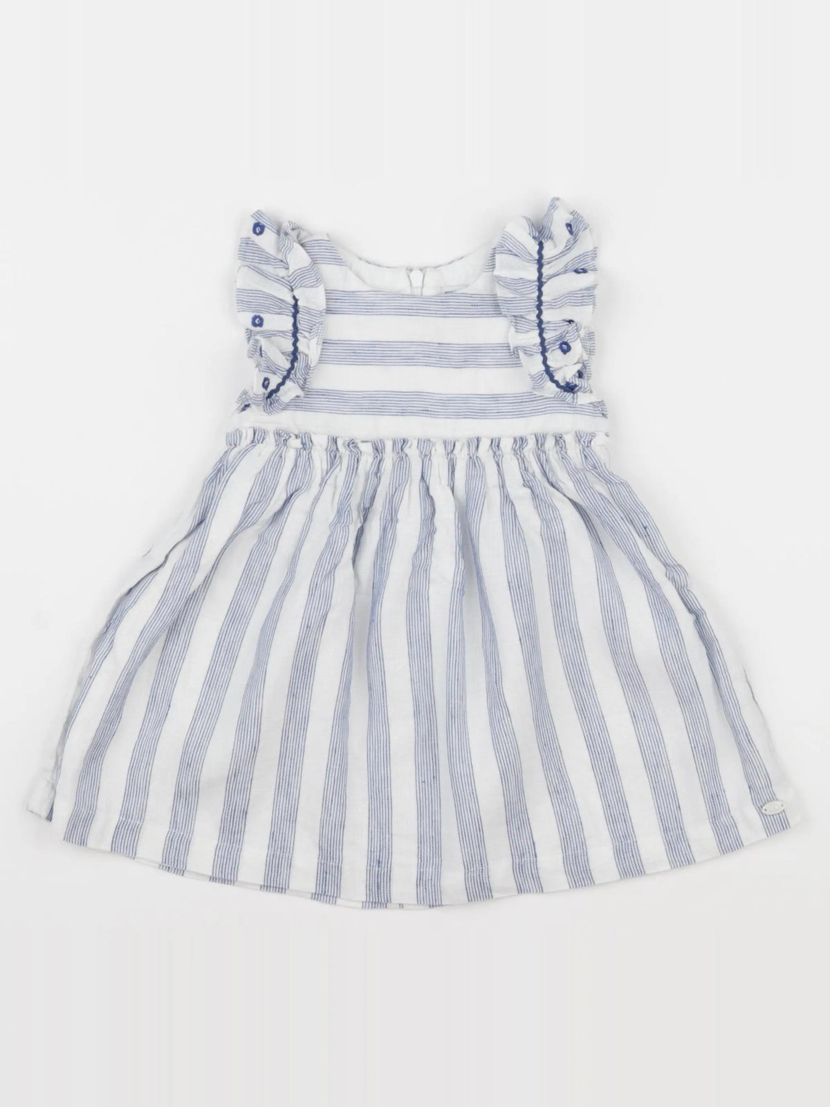 Tartine & Chocolat - robe blanc, bleu - 1 an