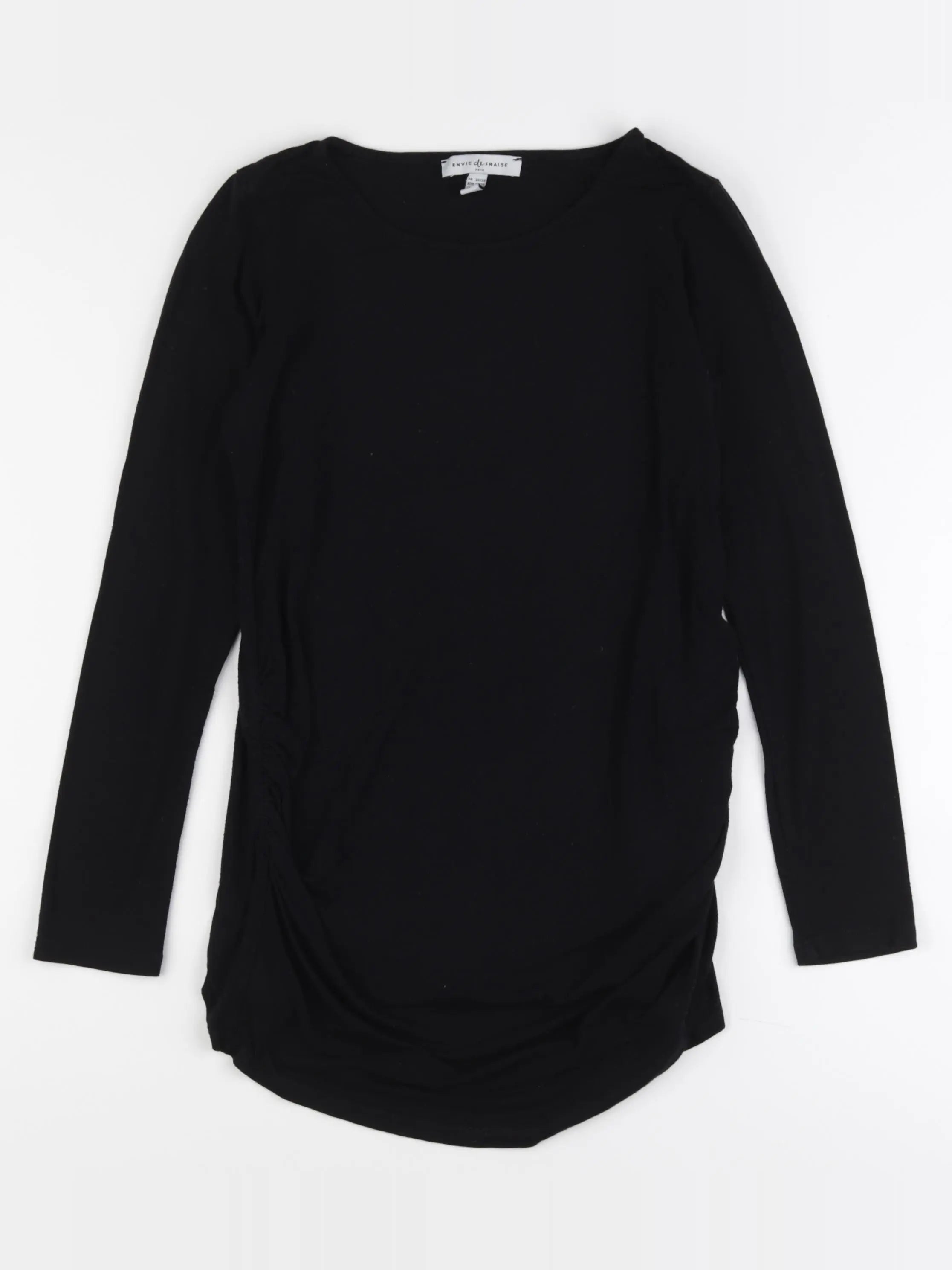 Envie de fraise - tee-shirt grossesse noir - 36 à 38