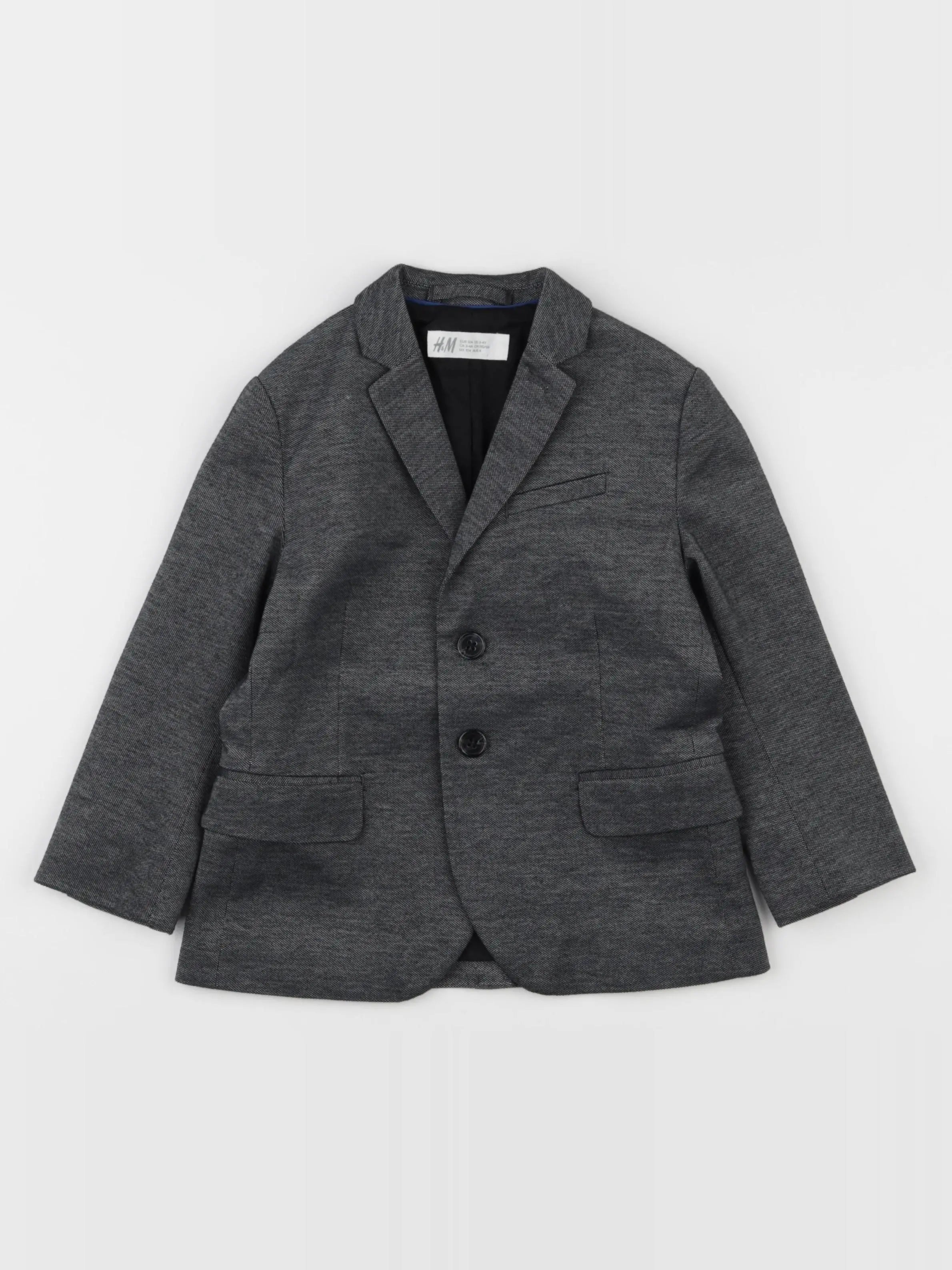 H&M - veste gris - 3/4 ans