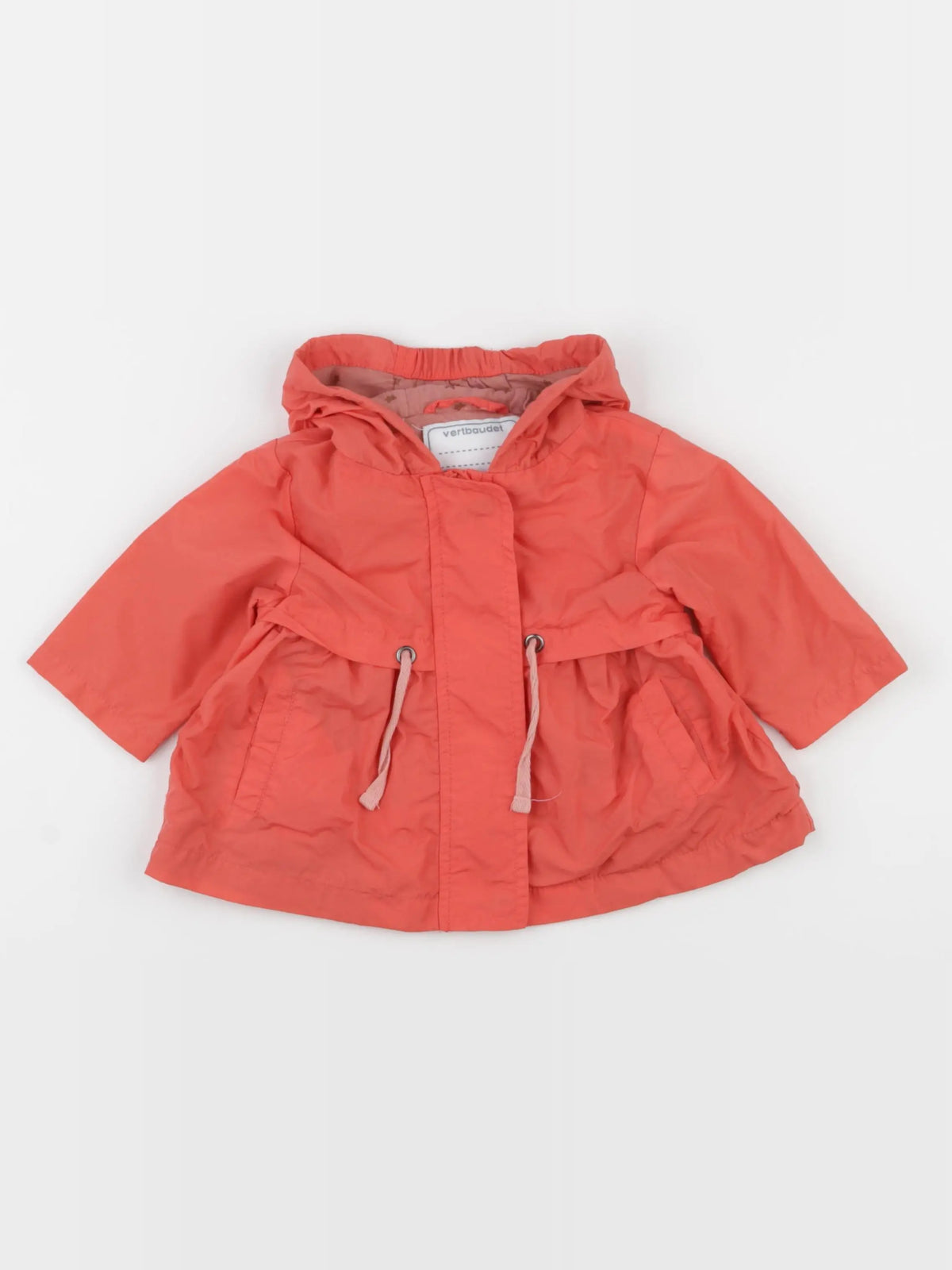 Vertbaudet - imperméable rose - 3 mois